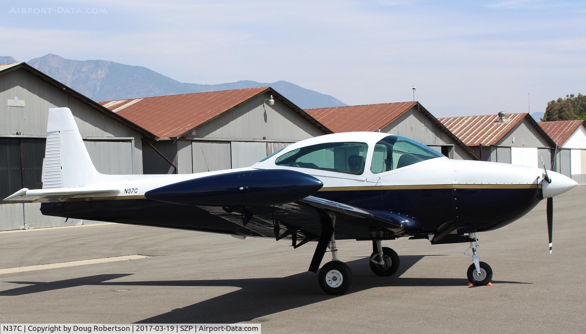 N37C, 1950 Ryan Navion B C/N NAV-4-2184B, 1950 Ryan NAVION B, Continental IO-550 300 Hp upgrade, this aircraft is a stunning 67 year old