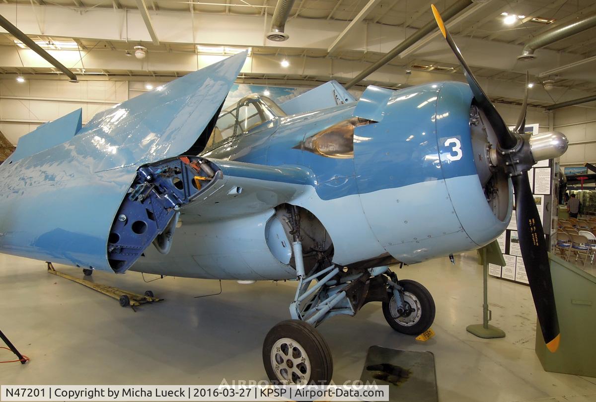 N47201, 1944 General Motors (Grumman) FM-2 Wildcat C/N 3268, At the Palm Springs Air Museum