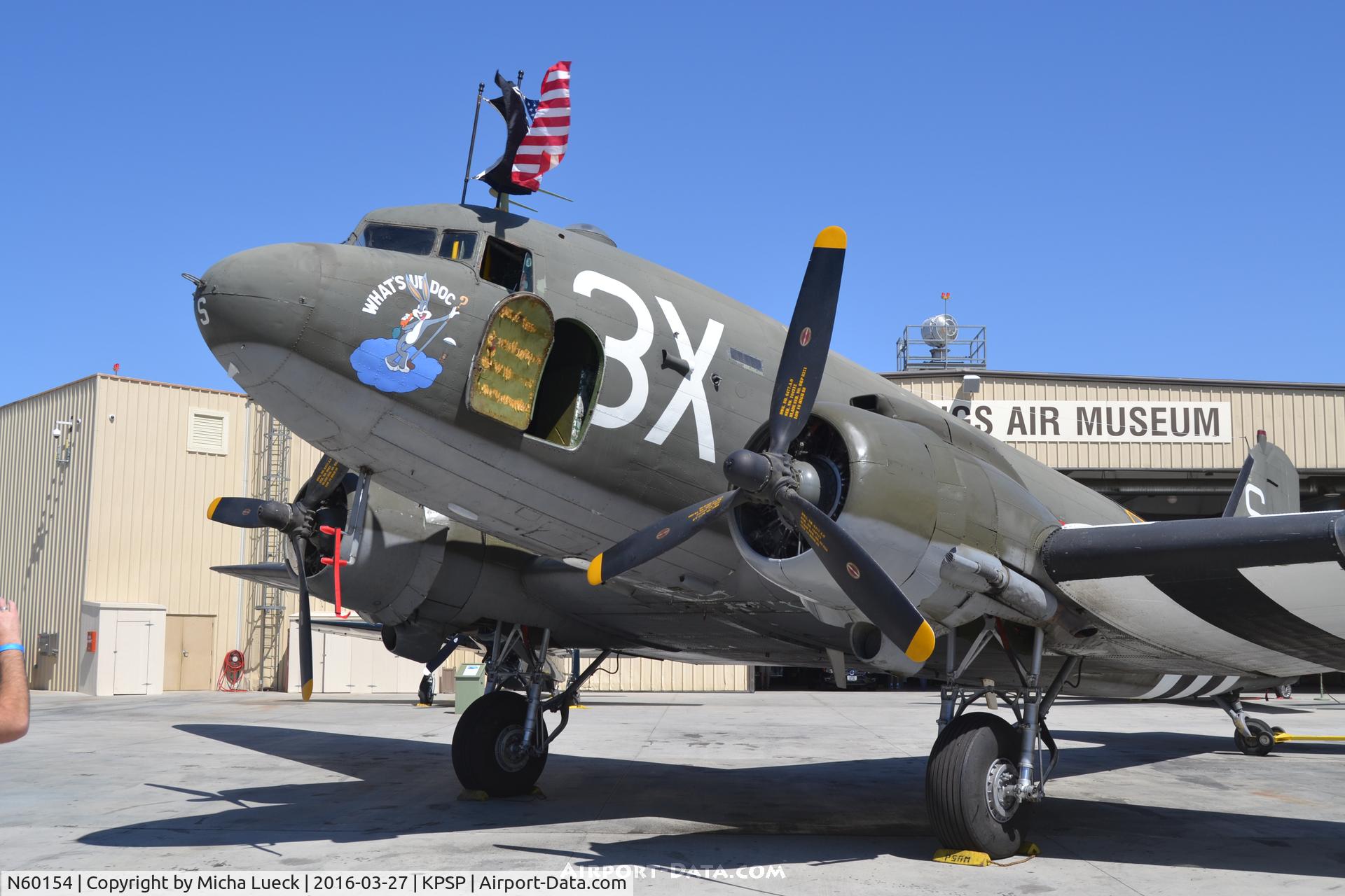 N60154, 1943 Douglas C-47B-25-DK Skytrain (Dakota III) C/N 16007/32755, At the Palm Springs Air Museum