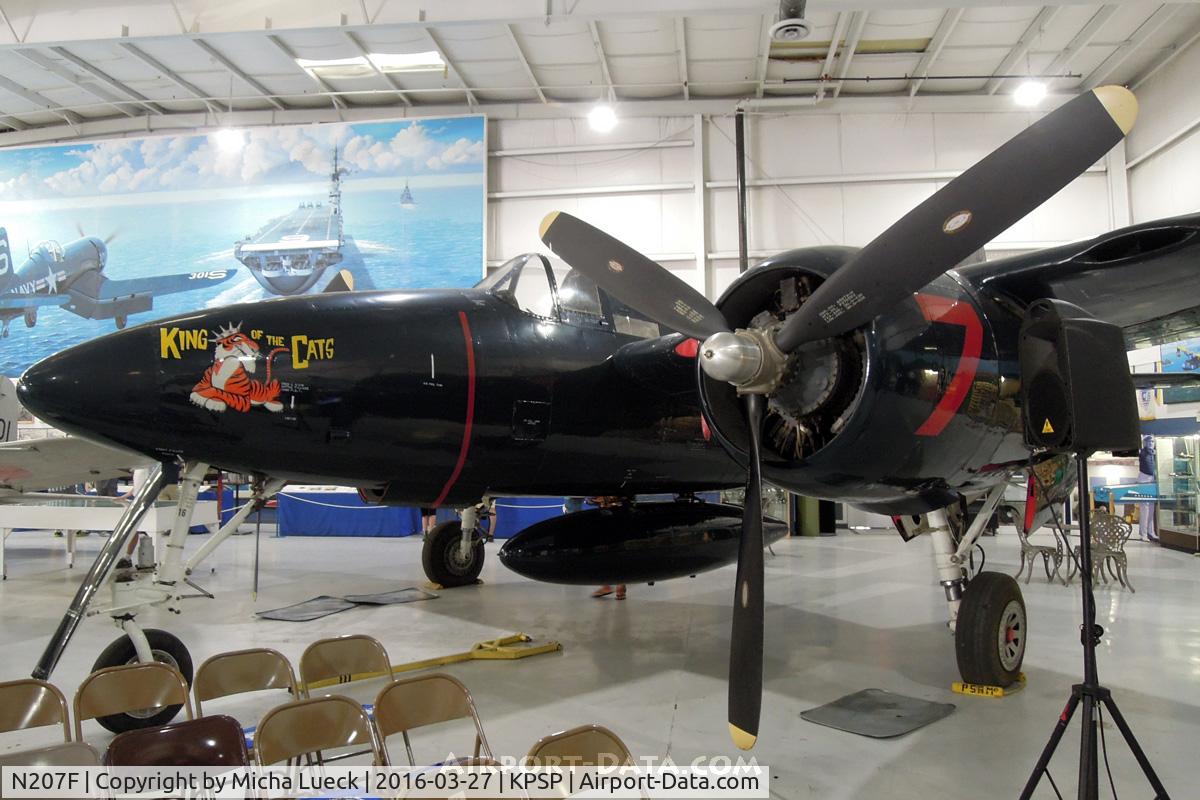 N207F, 1945 Grumman F7F-3 Tigercat C/N C.154, At the Palm Springs Air Museum
