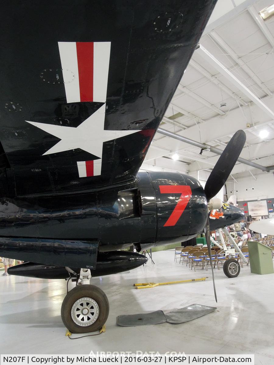 N207F, 1945 Grumman F7F-3 Tigercat C/N C.154, At the Palm Springs Air Museum