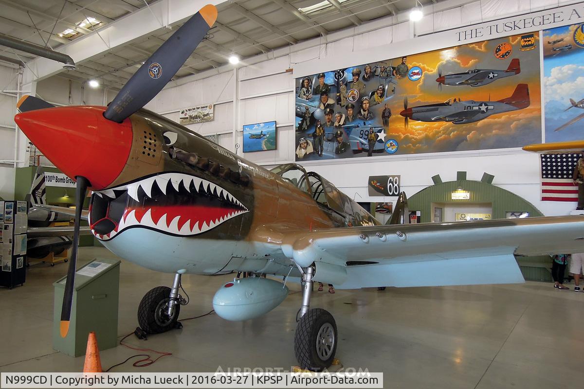 N999CD, 1944 Curtiss P-40N Warhawk C/N 32824, At the Palm Springs Air Museum