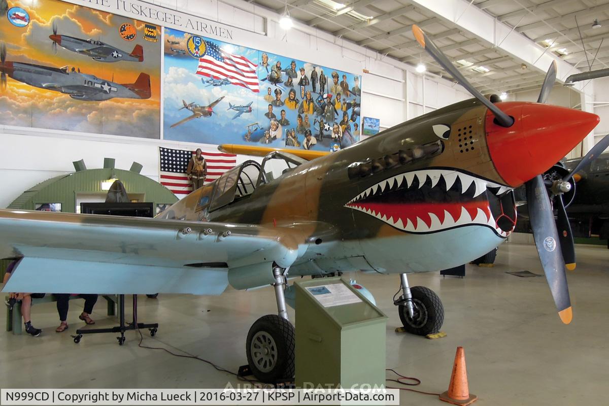 N999CD, 1944 Curtiss P-40N Warhawk C/N 32824, At the Palm Springs Air Museum