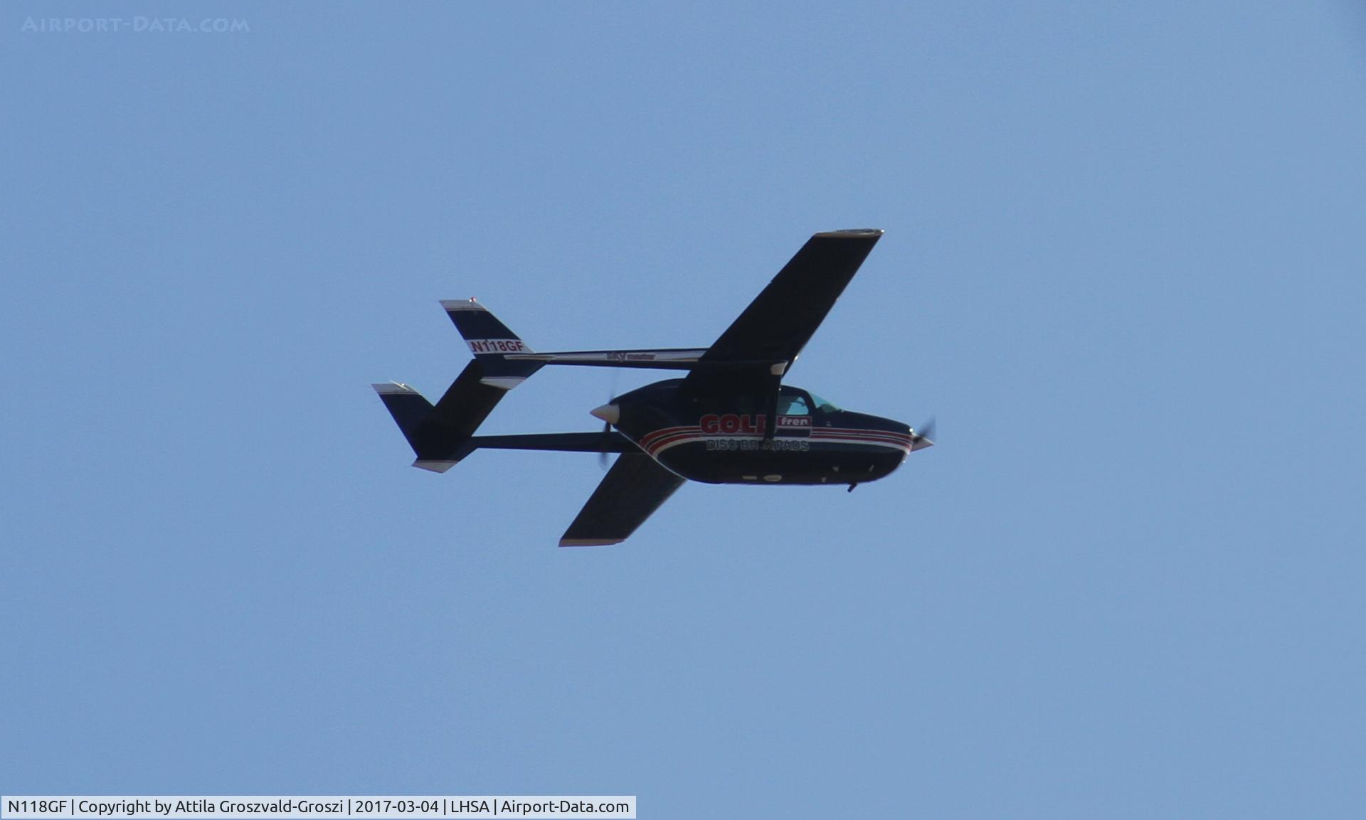 N118GF, Cessna 337 Super Skymaster C/N 337-01583, Szentkirályszabadja Airport, Hungary