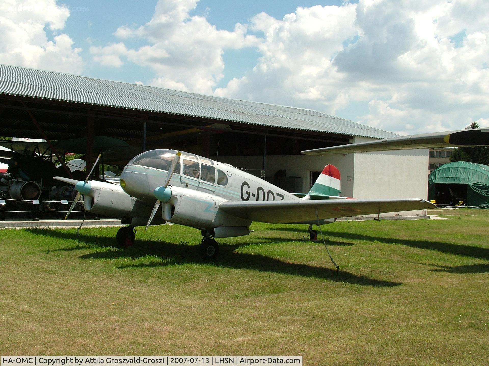 HA-OMC, 1958 Let Aero Ae-45S Super C/N 04-009, Szolnok-Szandaszölös airplane museum, Hungary