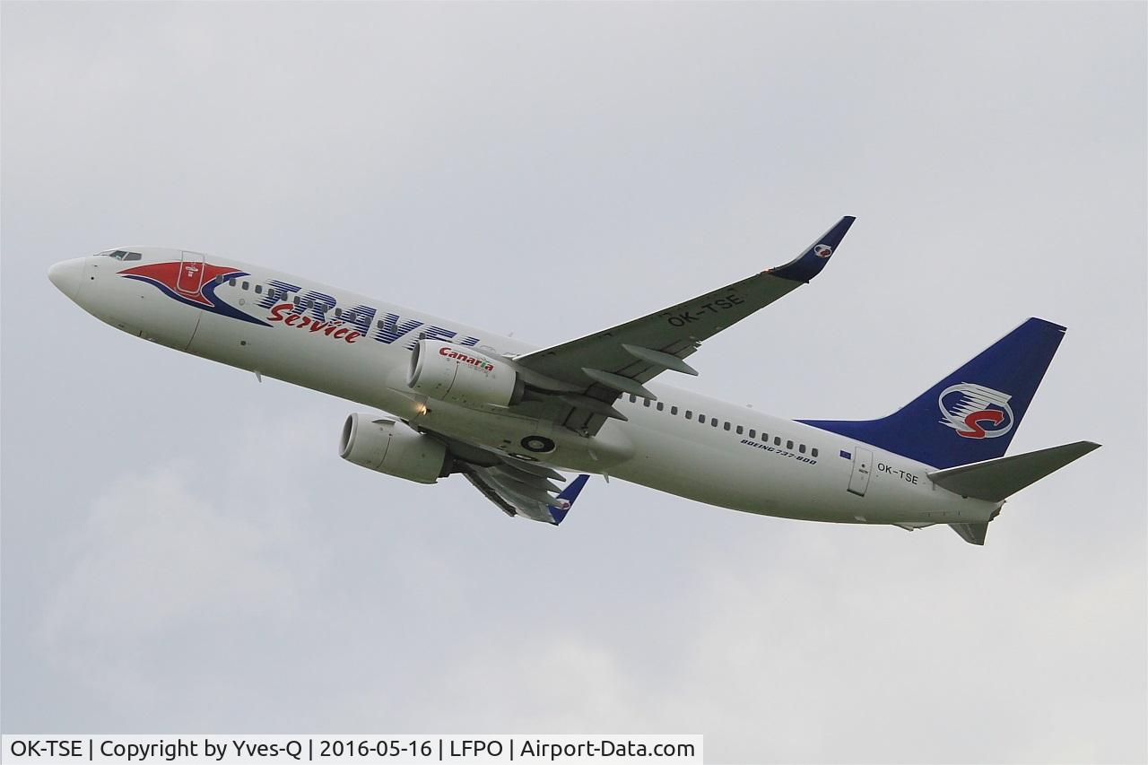 OK-TSE, 2014 Boeing 737-81D C/N 39437, Boeing 737-81D, Take off rwy 24, Paris-Orly airport (LFPO-ORY)