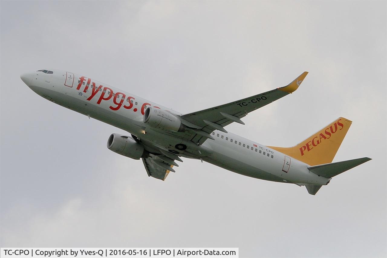 TC-CPO, 2007 Boeing 737-8AS C/N 33641, Boeing 737-8AS, Take off rwy 26, Paris-Orly Airport (LFPO-ORY)