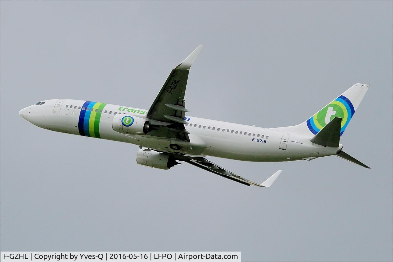 F-GZHL, 2014 Boeing 737-8K2 C/N 37791, Boeing 737-8K2, Take off rwy 26, Paris-Orly Airport (LFPO-ORY)