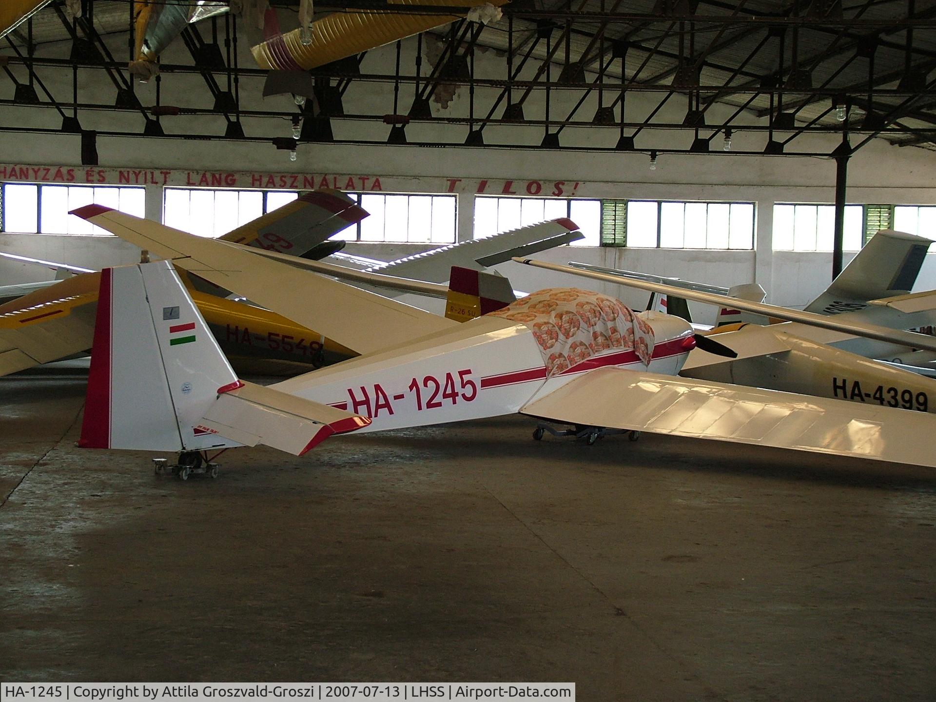 HA-1245, 1979 Scheibe SF-25E Super Falke C/N 4350, Szolnok-Szandaszölös Airfield, Hungary