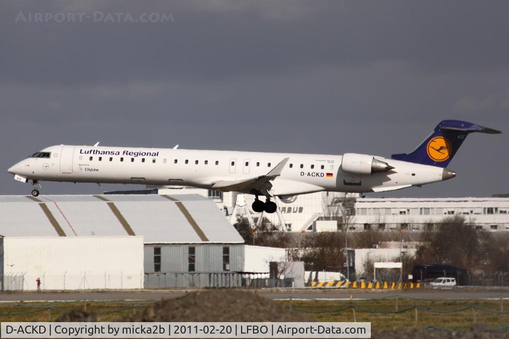 D-ACKD, 2006 Bombardier CRJ-900LR (CL-600-2D24) C/N 15080, Landing