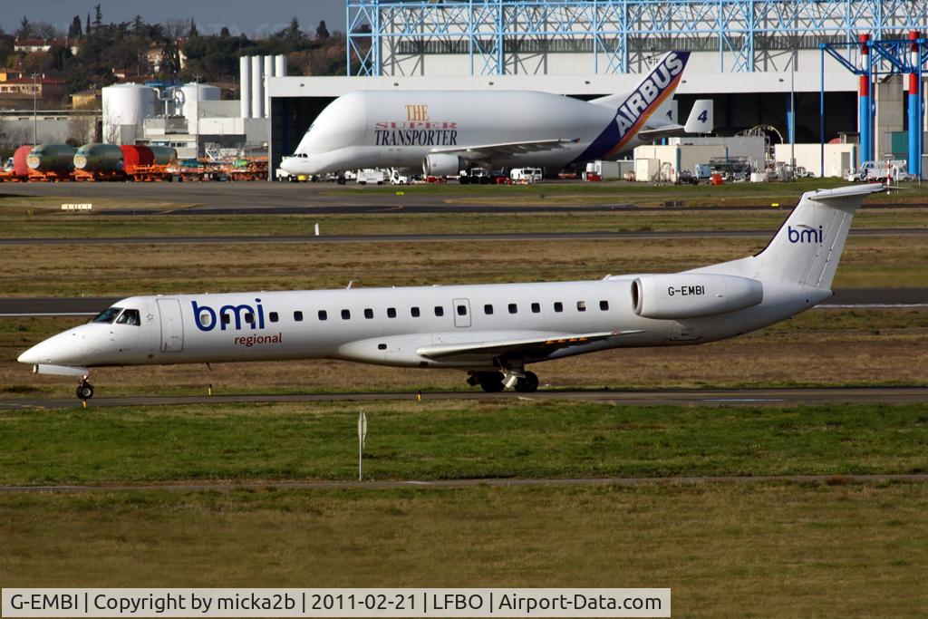 G-EMBI, 1999 Embraer EMB-145EU (ERJ-145EU) C/N 145126, Taxiing