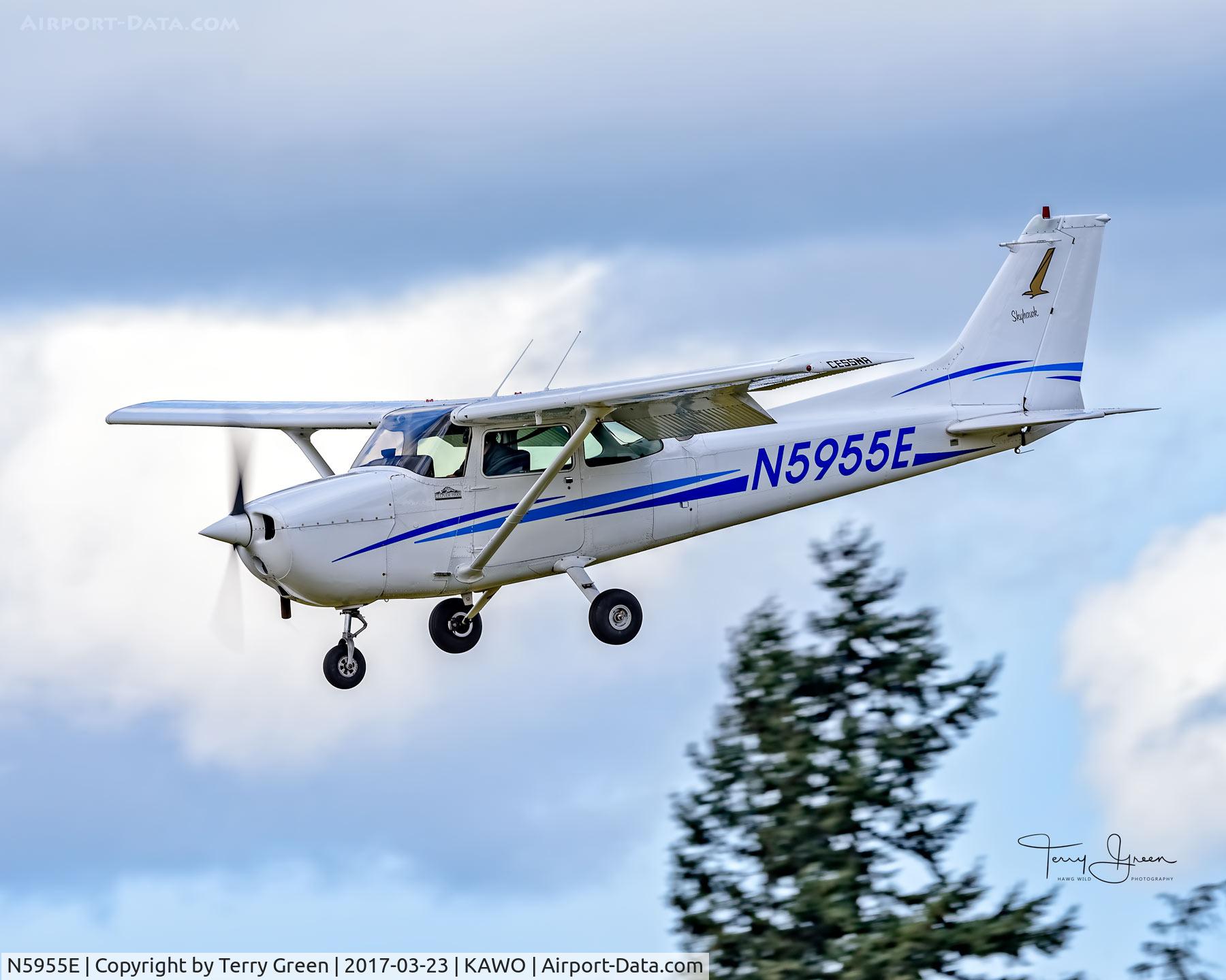 N5955E, 1978 Cessna 172N C/N 17271975, KAWO