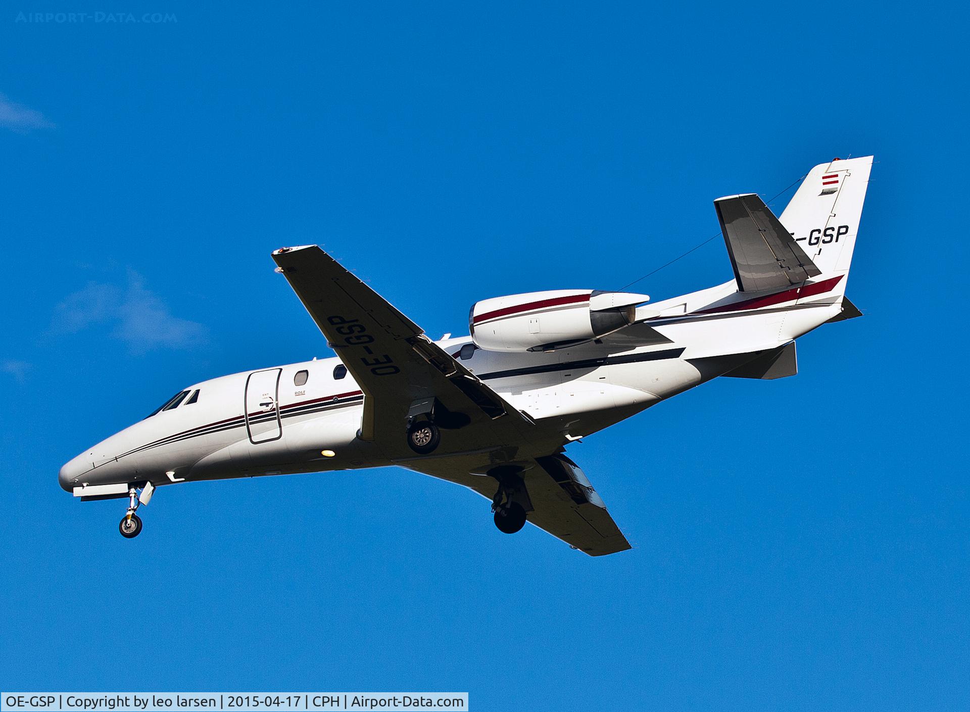 OE-GSP, 2008 Cessna 560XL Citation XLS C/N 560-5756, Copenhagen 17.4.2015