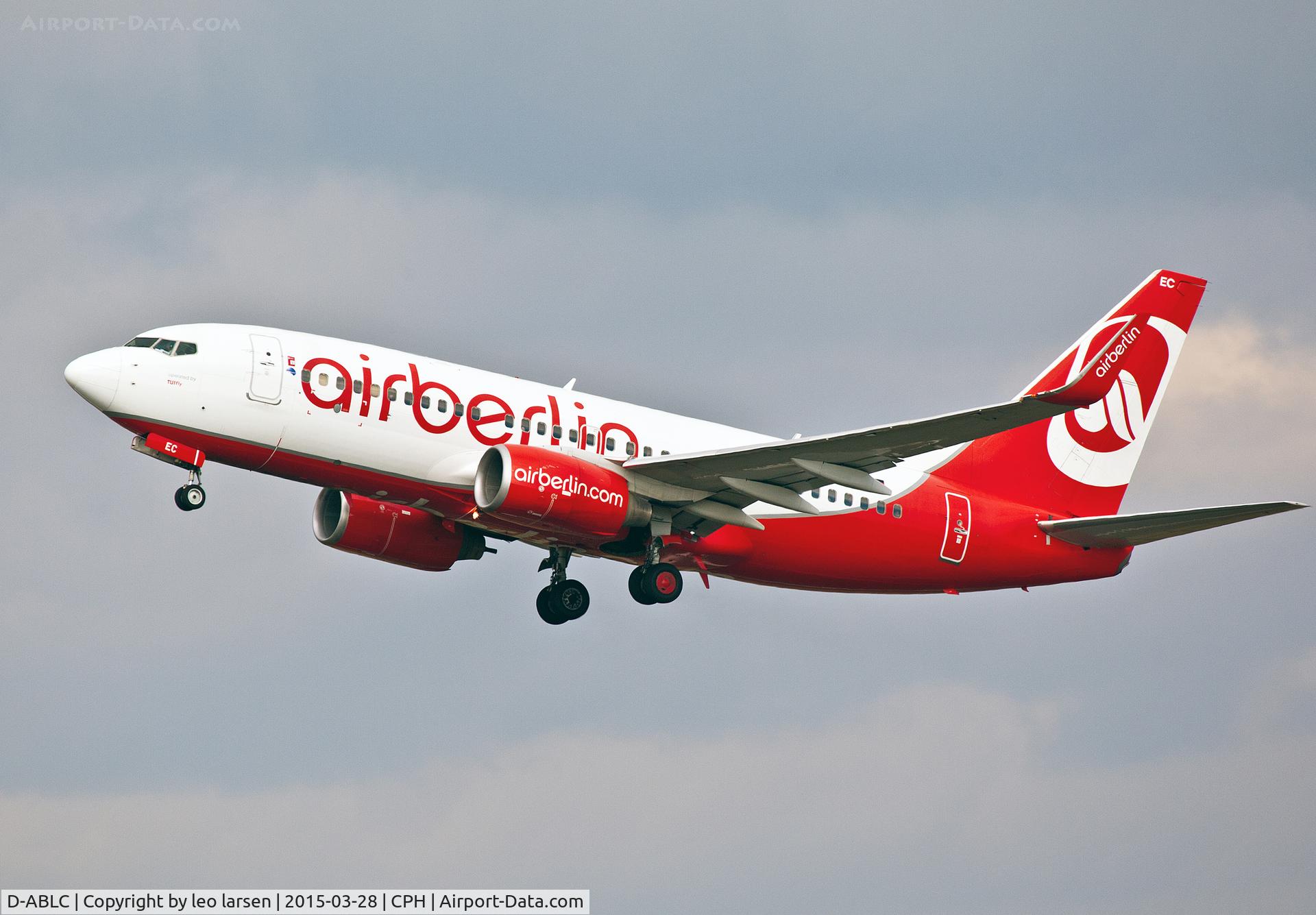 D-ABLC, 2008 Boeing 737-76J C/N 36116, Copenhagen 28.3.2015