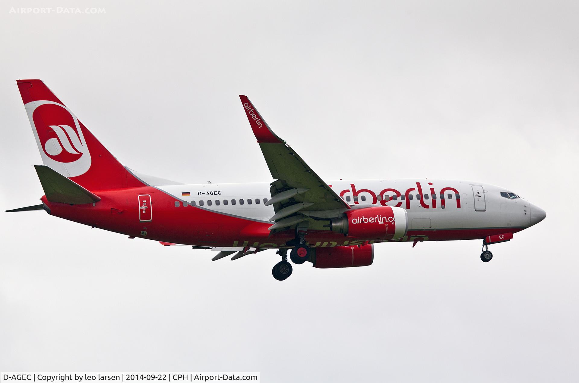 D-AGEC, 2009 Boeing 737-76J C/N 36118, Copenhagen 22.9.2014