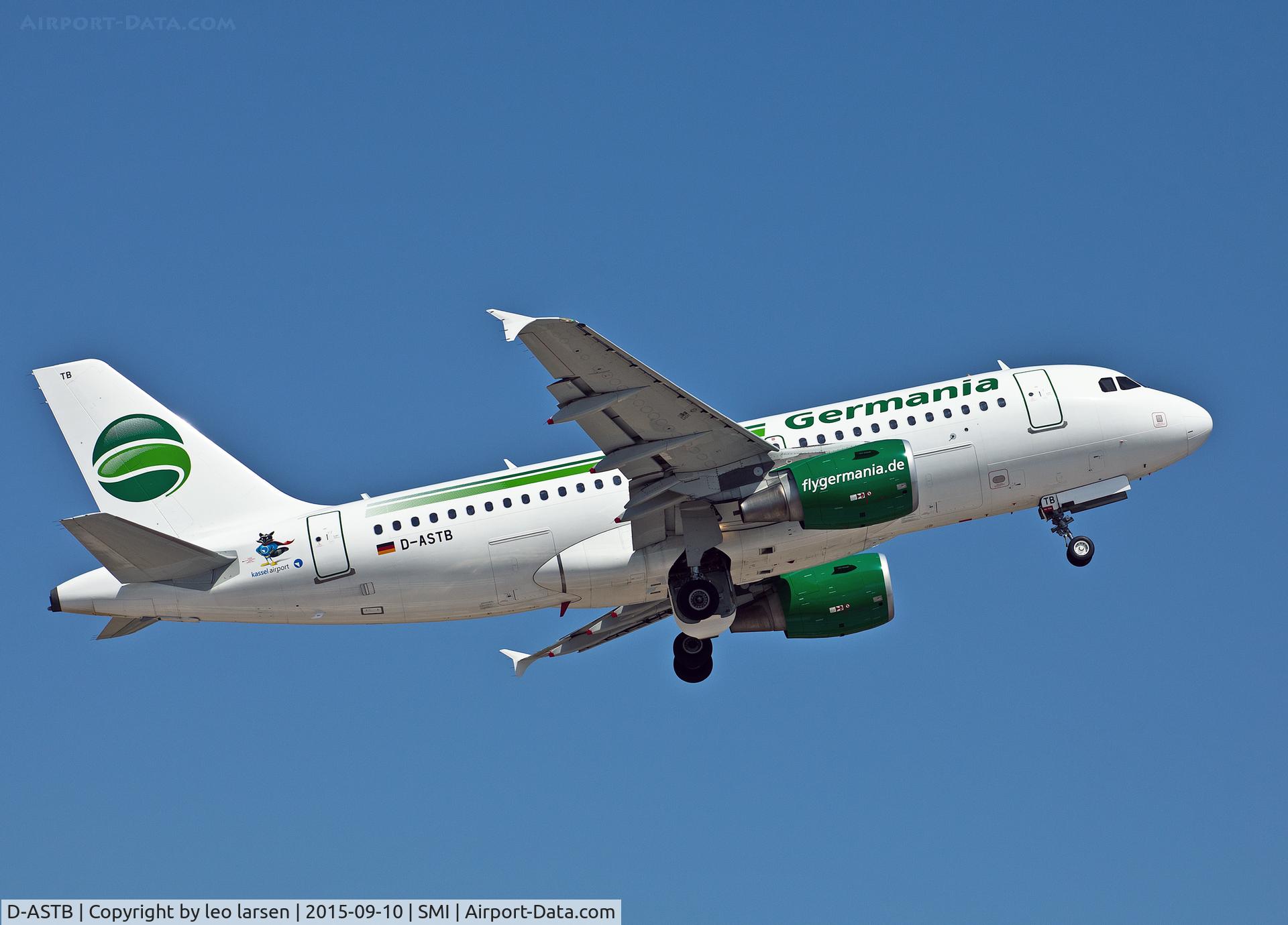 D-ASTB, 2011 Airbus A319-112 C/N 4691, Samos SMI 10.9.2015