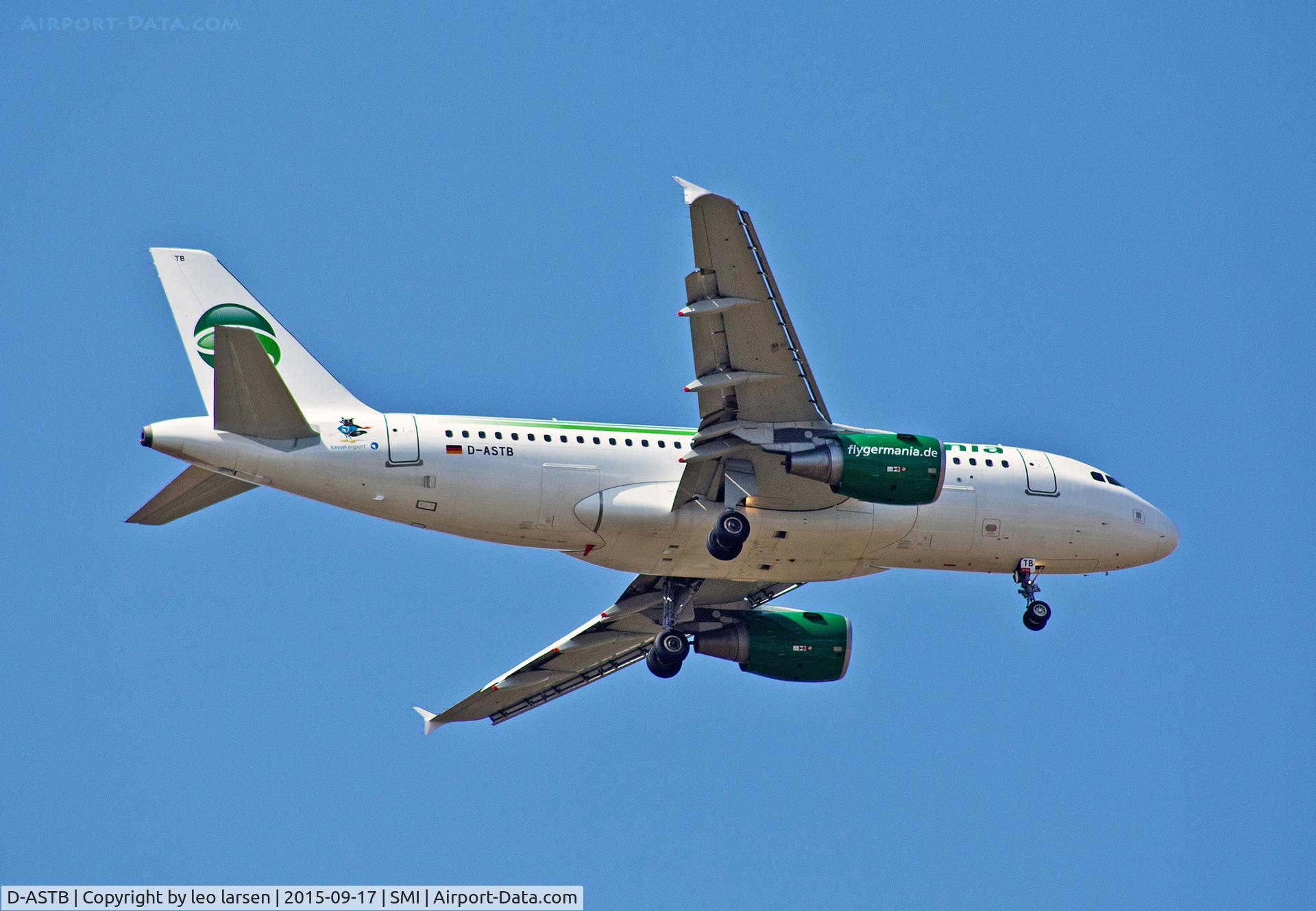 D-ASTB, 2011 Airbus A319-112 C/N 4691, Samos SMI 17.9.2015
