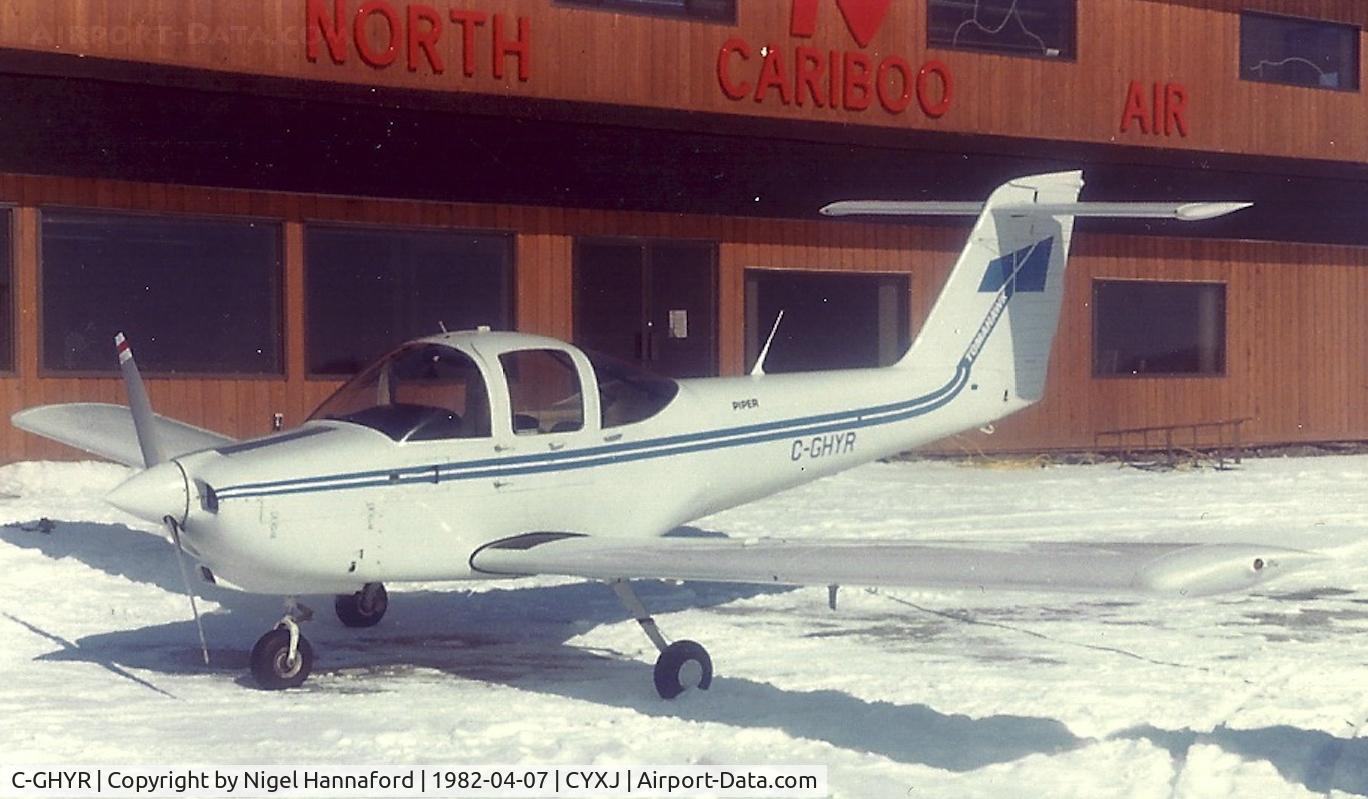 C-GHYR, 1979 Piper PA-38-112 Tomahawk Tomahawk C/N 38-79A0408, Used by North Cariboo Flying Services for student pilot instruction. NCFS were Piper dealers at the time.