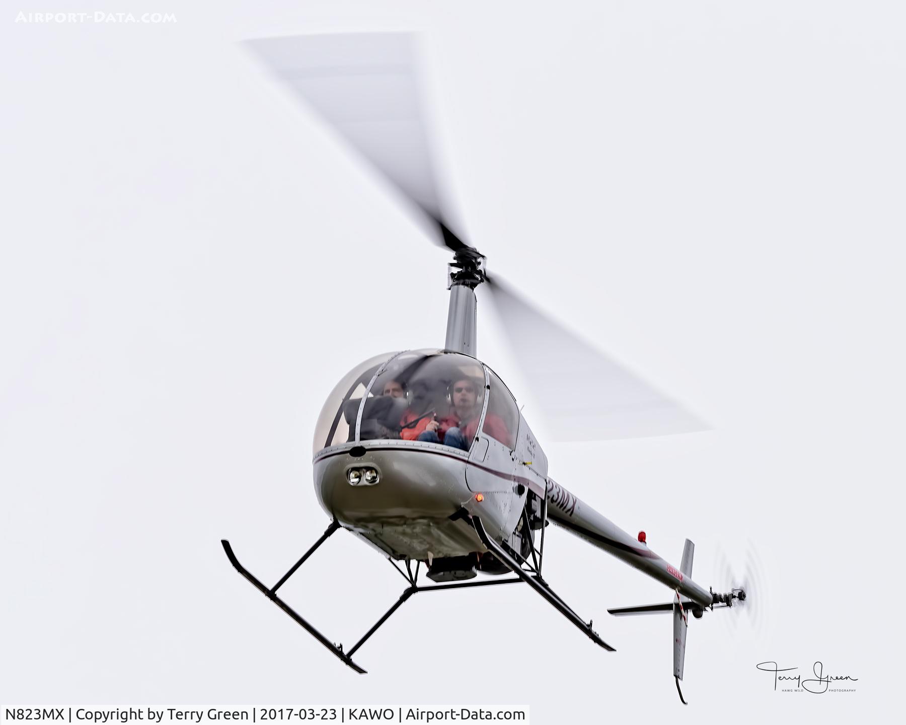 N823MX, 1995 Robinson R22 Beta C/N 2573, KAWO