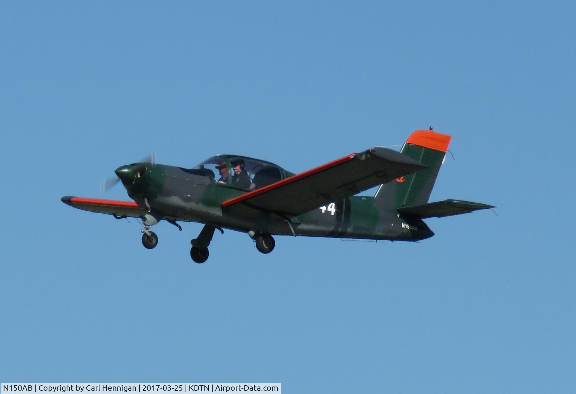 N150AB, 1994 PZL-Okecie PZL-110 Koliber 150A C/N 04940068, Departing Runway 32