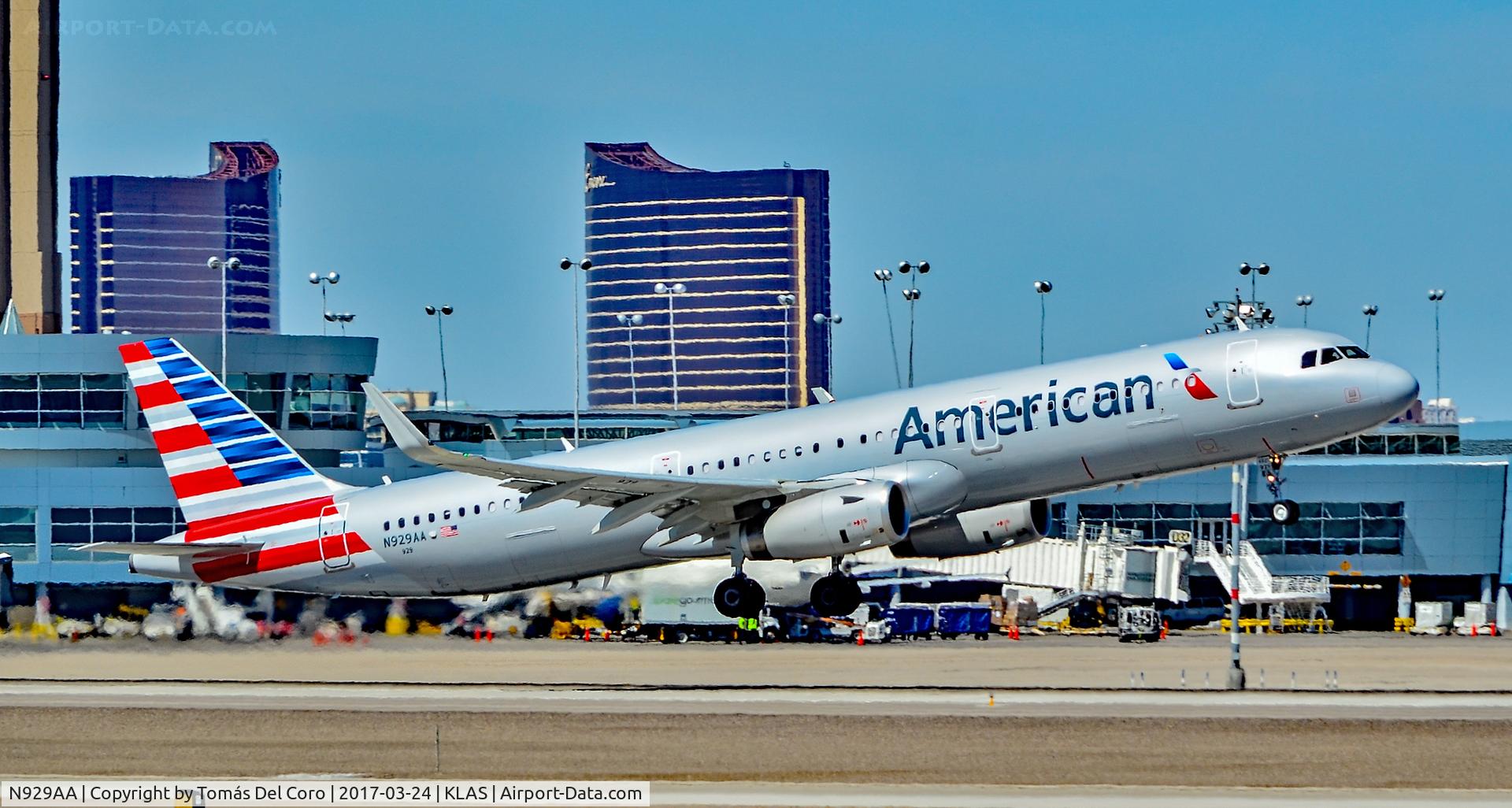 N929AA, 2017 Airbus A321-231 C/N 7525, N929AA American Airlines 2017 Airbus A321-231 - cn 7525 

Las Vegas - McCarran International Airport (LAS / KLAS)
USA - Nevada March 24, 2017
Photo: Tomás Del Coro