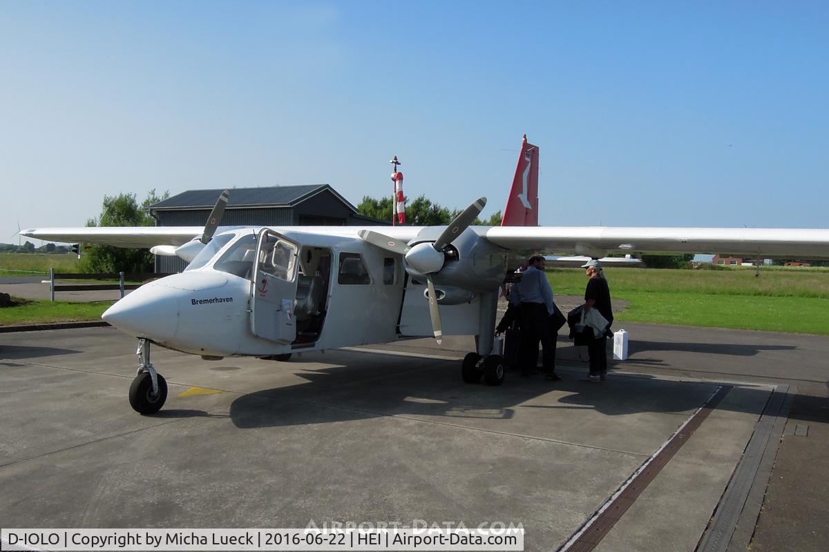 D-IOLO, 2007 Britten-Norman BN-2B-20 Islander C/N 2305, At Heide-Büsum