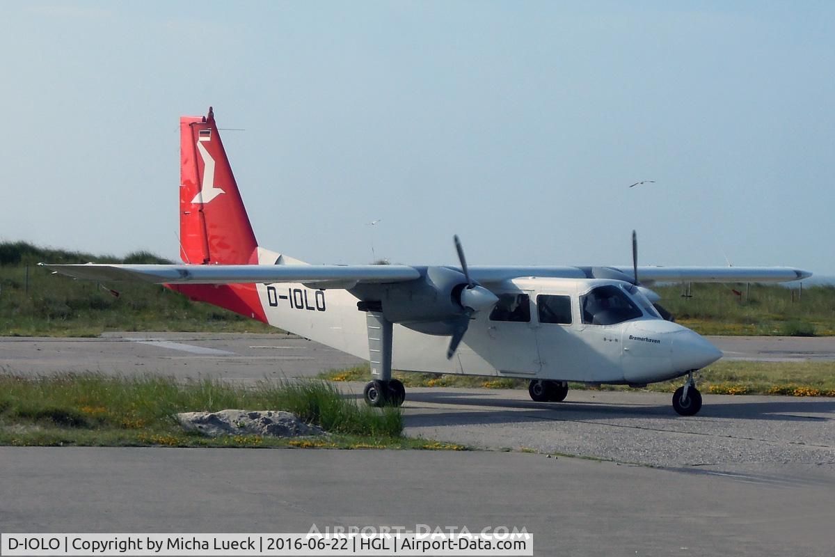 D-IOLO, 2007 Britten-Norman BN-2B-20 Islander C/N 2305, At Helgoland-Düne