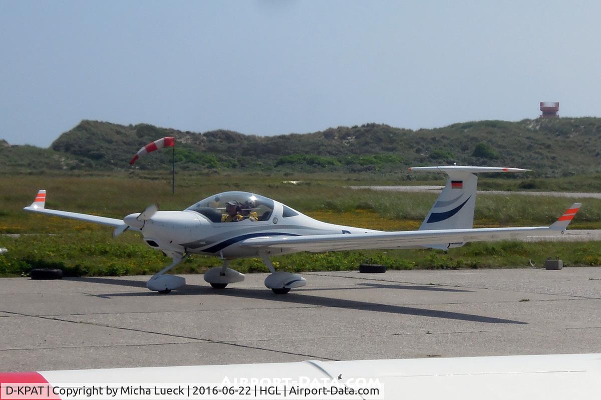 D-KPAT, 2008 Diamond HK-36 TC Super Dimona C/N 36835, At Helgoland-Düne