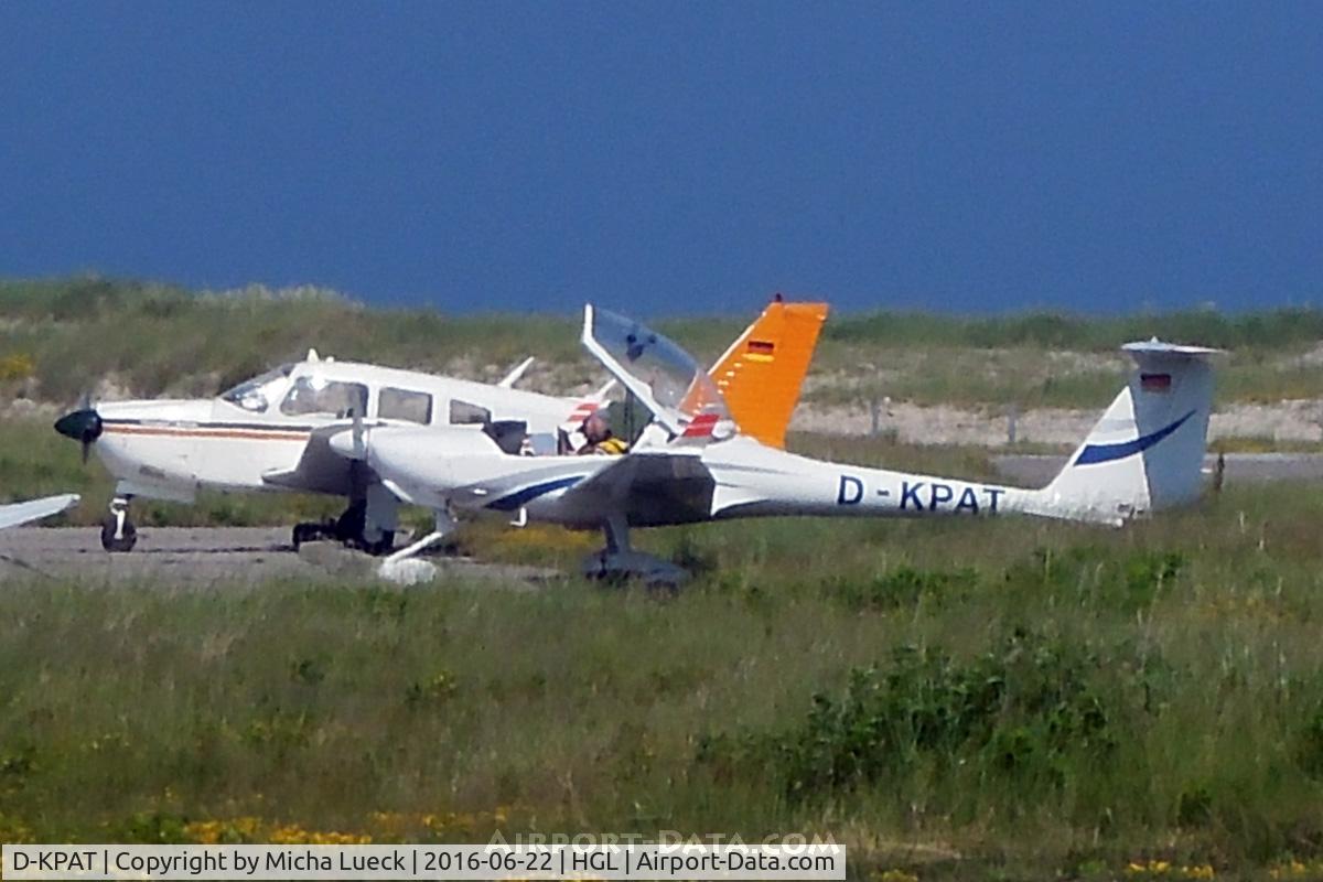 D-KPAT, 2008 Diamond HK-36 TC Super Dimona C/N 36835, At Helgoland-Düne