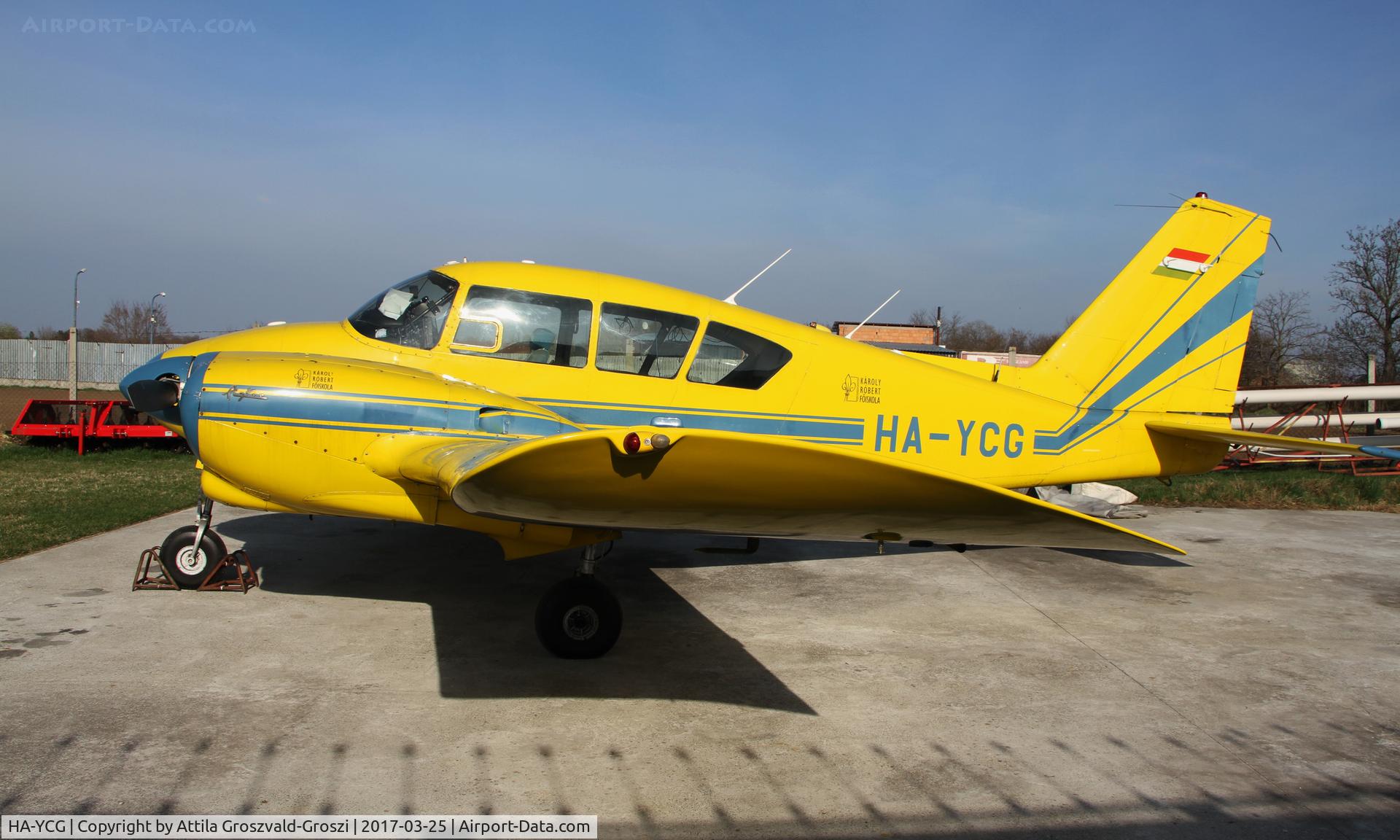 HA-YCG, 1960 Piper PA-23-250 Aztec C/N 27-334, Siófok-Kiliti/Papkutapuszta Airfield, Hungary