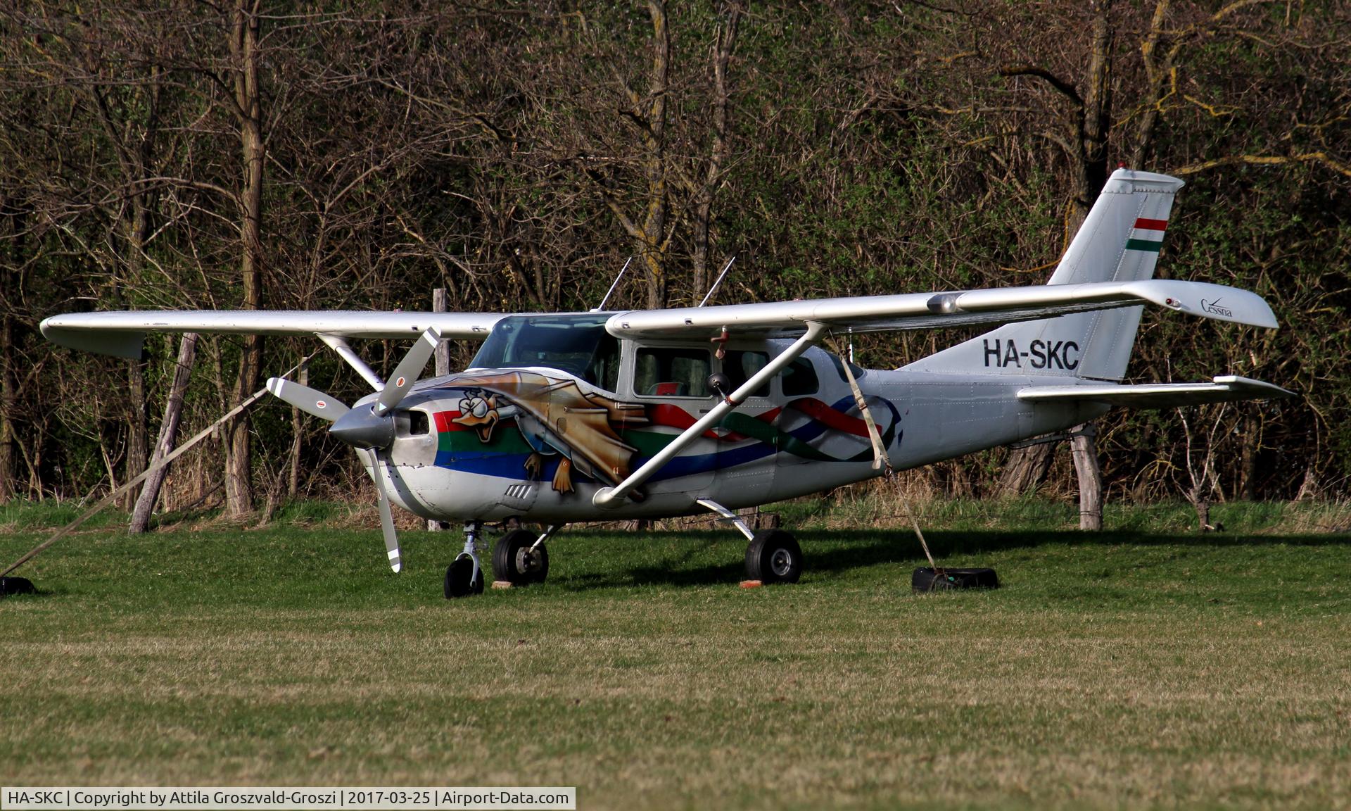 HA-SKC, Cessna P206E Super Skylane C/N P206-00618, Siófok-Kiliti/Papkutapuszta Airfield, Hungary