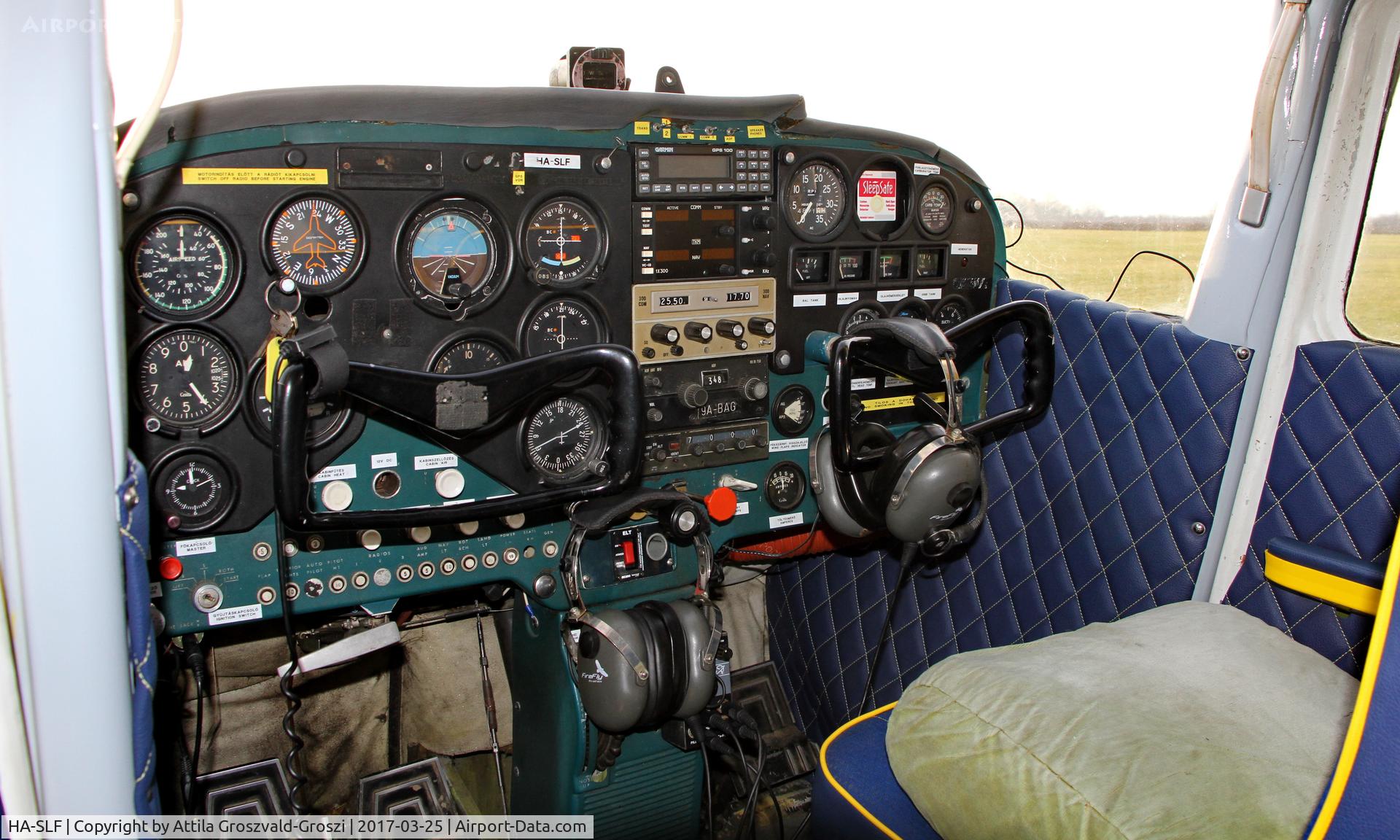 HA-SLF, 1964 Reims F172F Skyhawk C/N F172-0140, Siófok-Kiliti/Papkutapuszta Airfield, Hungary