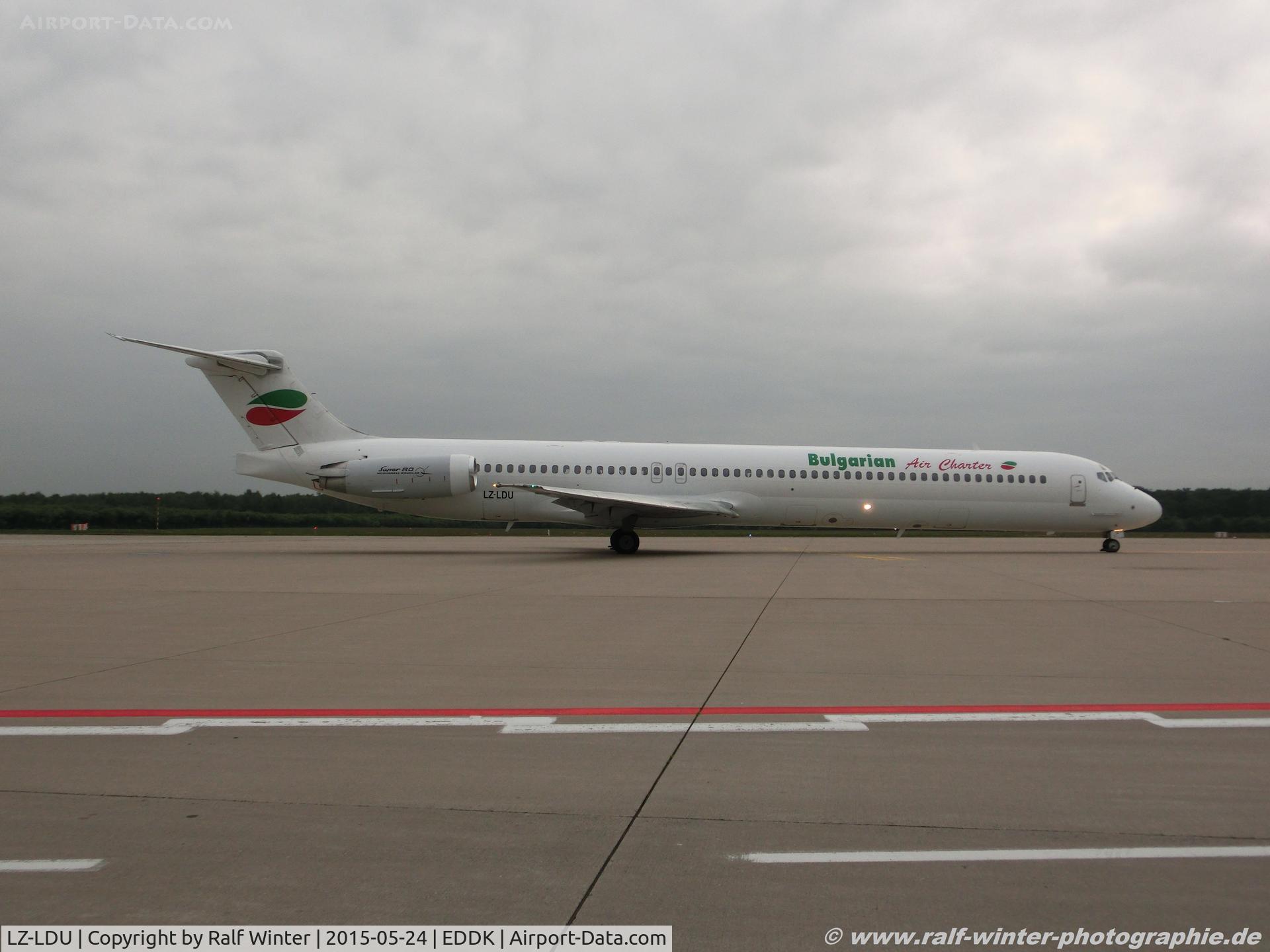 LZ-LDU, 1992 McDonnell Douglas MD-82 (DC-9-82) C/N 53204, McDonnell Douglas MD-82 - 1T BUC Bulgarian Air Charter - 53204 - LZ-LDU - 24.05.2015 - CGN
