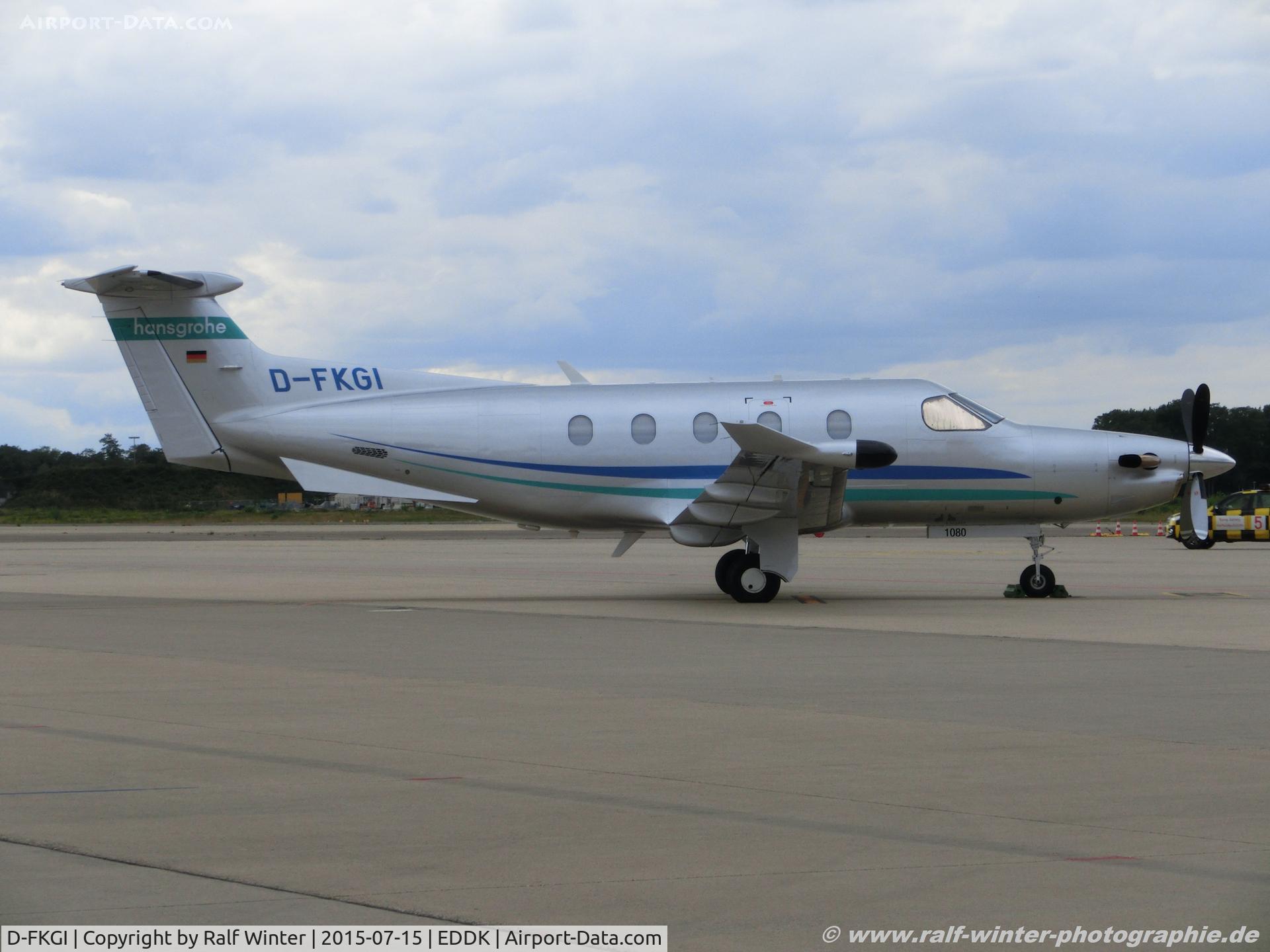 D-FKGI, 2008 Pilatus PC-12/47E C/N 1080, Pilatus PC-12 47E - Hans Grohe - 1080 - D-FKGI - 15.07.2015 - CGN