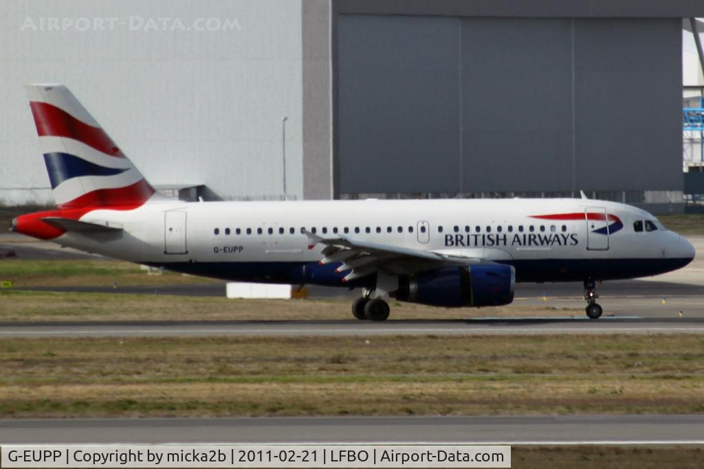 G-EUPP, 2000 Airbus A319-131 C/N 1295, Taxiing