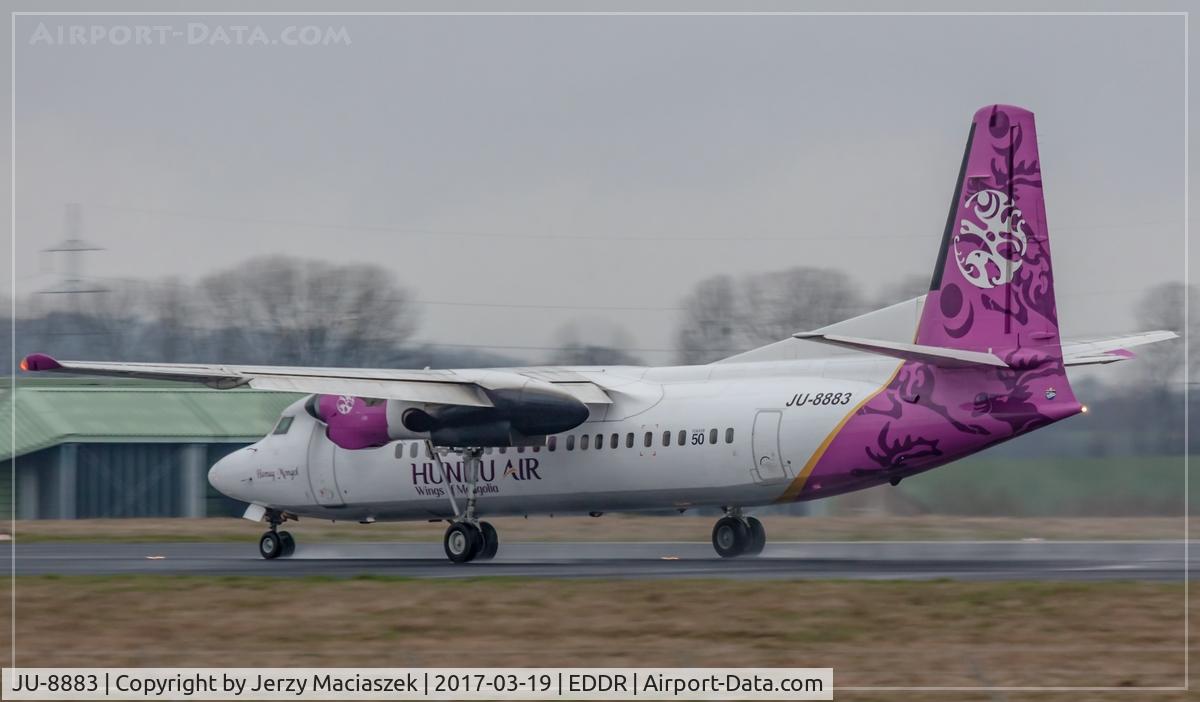 JU-8883, 1990 Fokker 50 C/N 20181, Fokker 50