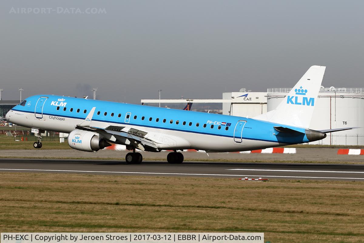 PH-EXC, 2014 Embraer 190STD (ERJ-190-100) C/N 19000659, Brussels Airport