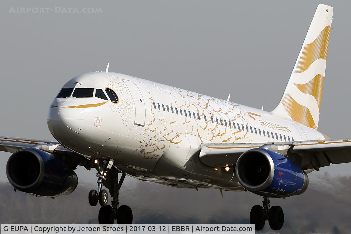 G-EUPA, 1999 Airbus A319-131 C/N 1082, brussels