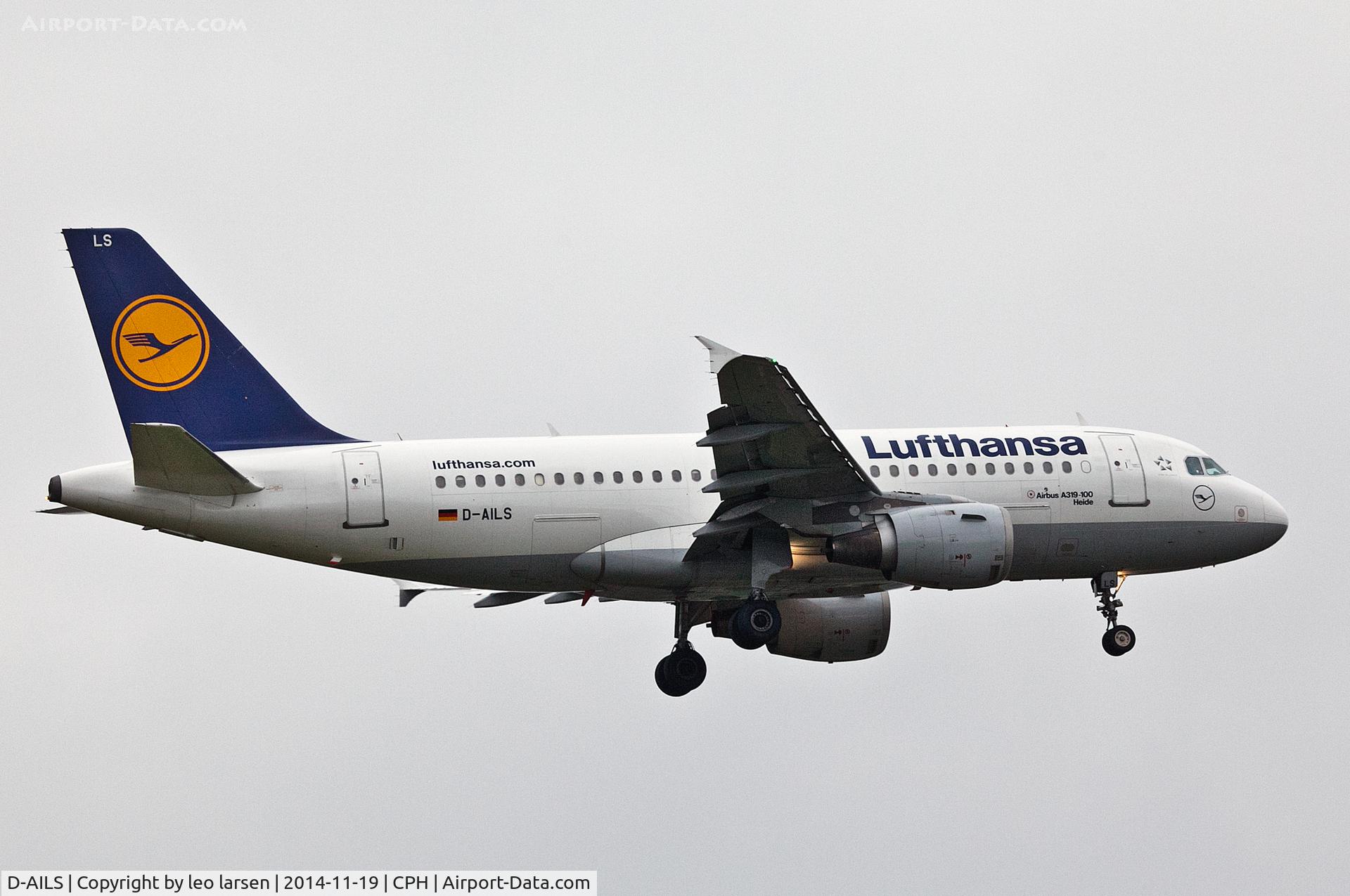 D-AILS, 1997 Airbus A319-114 C/N 729, Copenhagen 19.11.2014