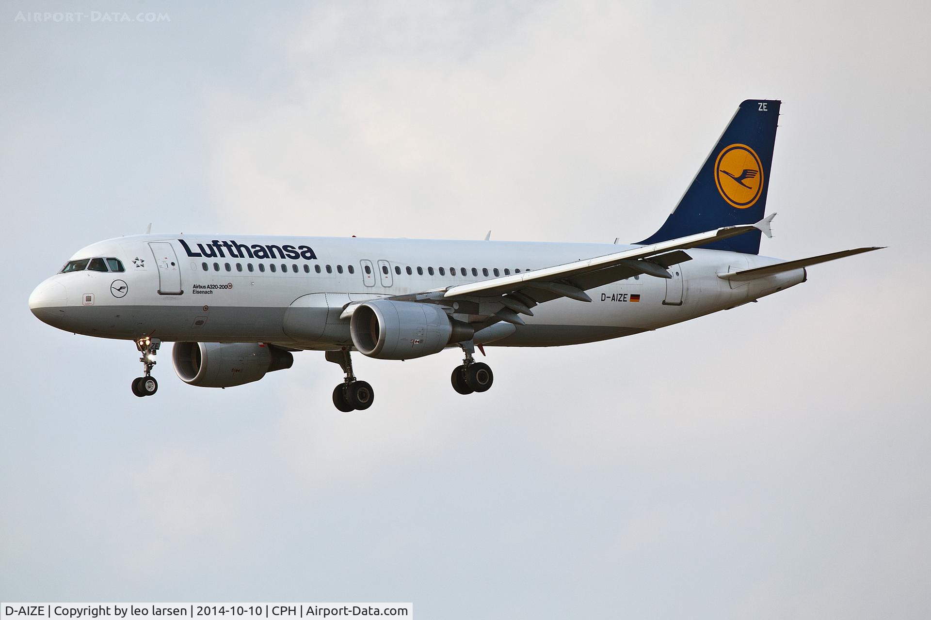 D-AIZE, 2010 Airbus A320-214 C/N 4261, Copenhagen 10.10.2014