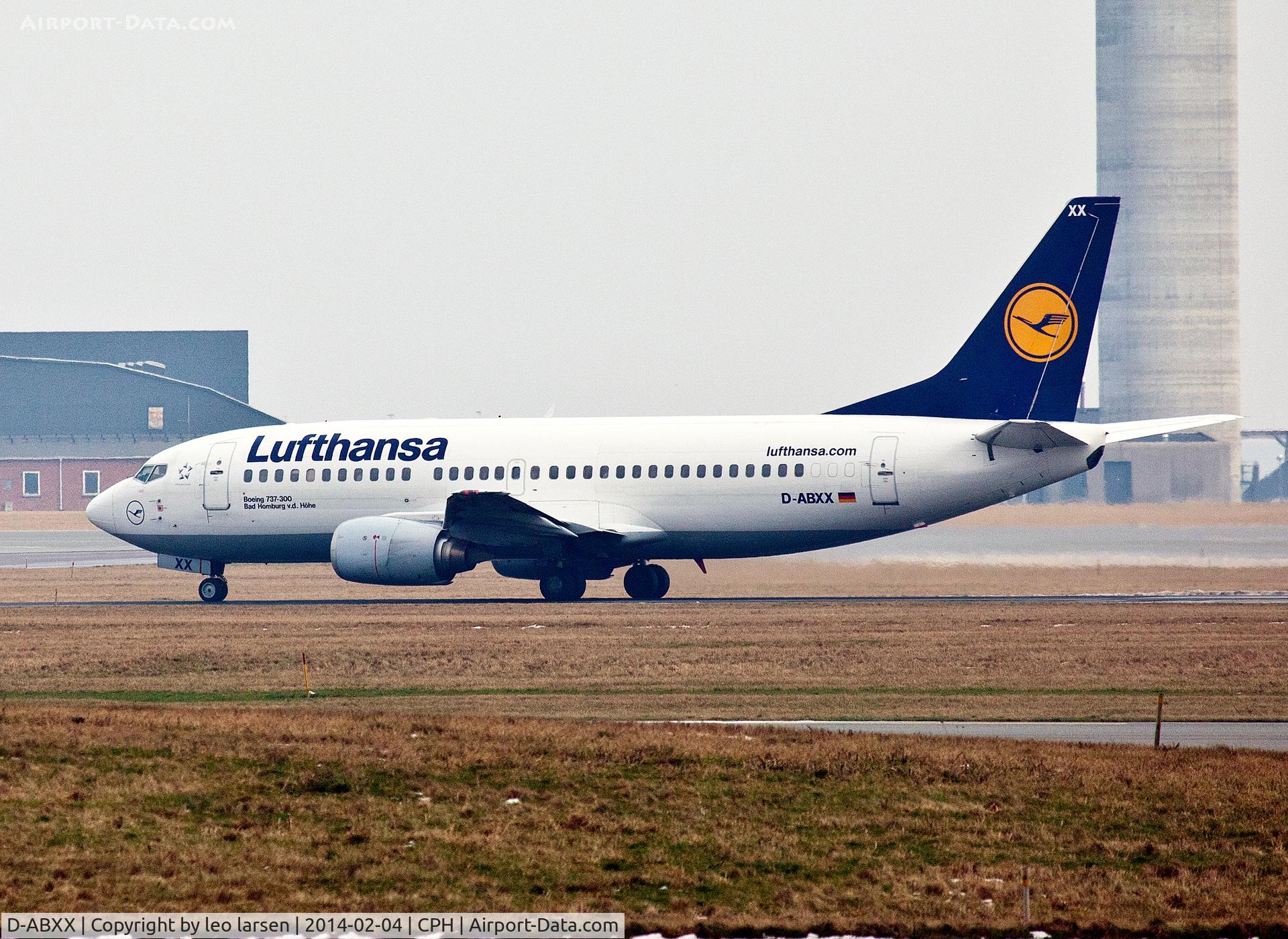D-ABXX, 1989 Boeing 737-330 C/N 24562, Copenhagen 4.2.2014