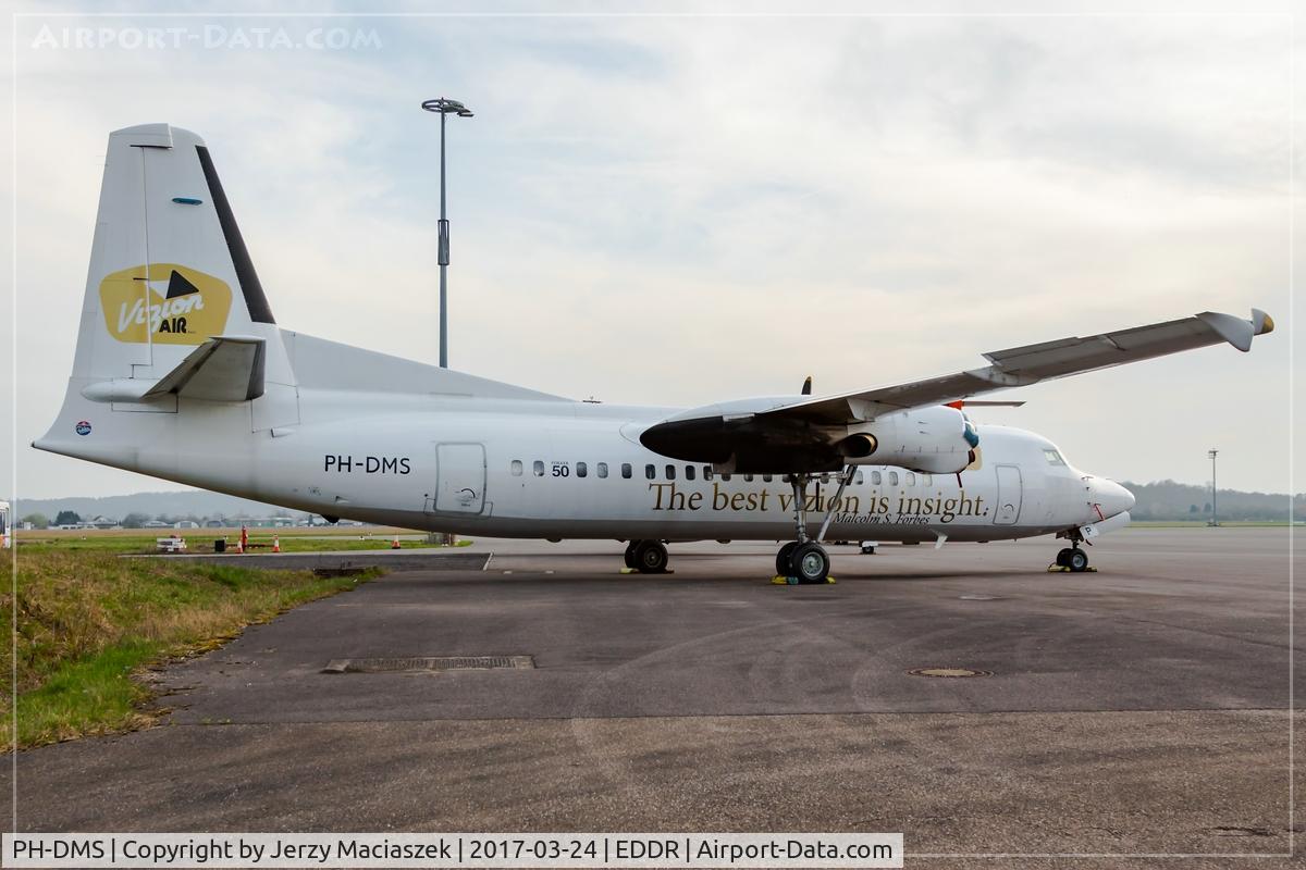 PH-DMS, 1991 Fokker 50 C/N 20209, Fokker 50