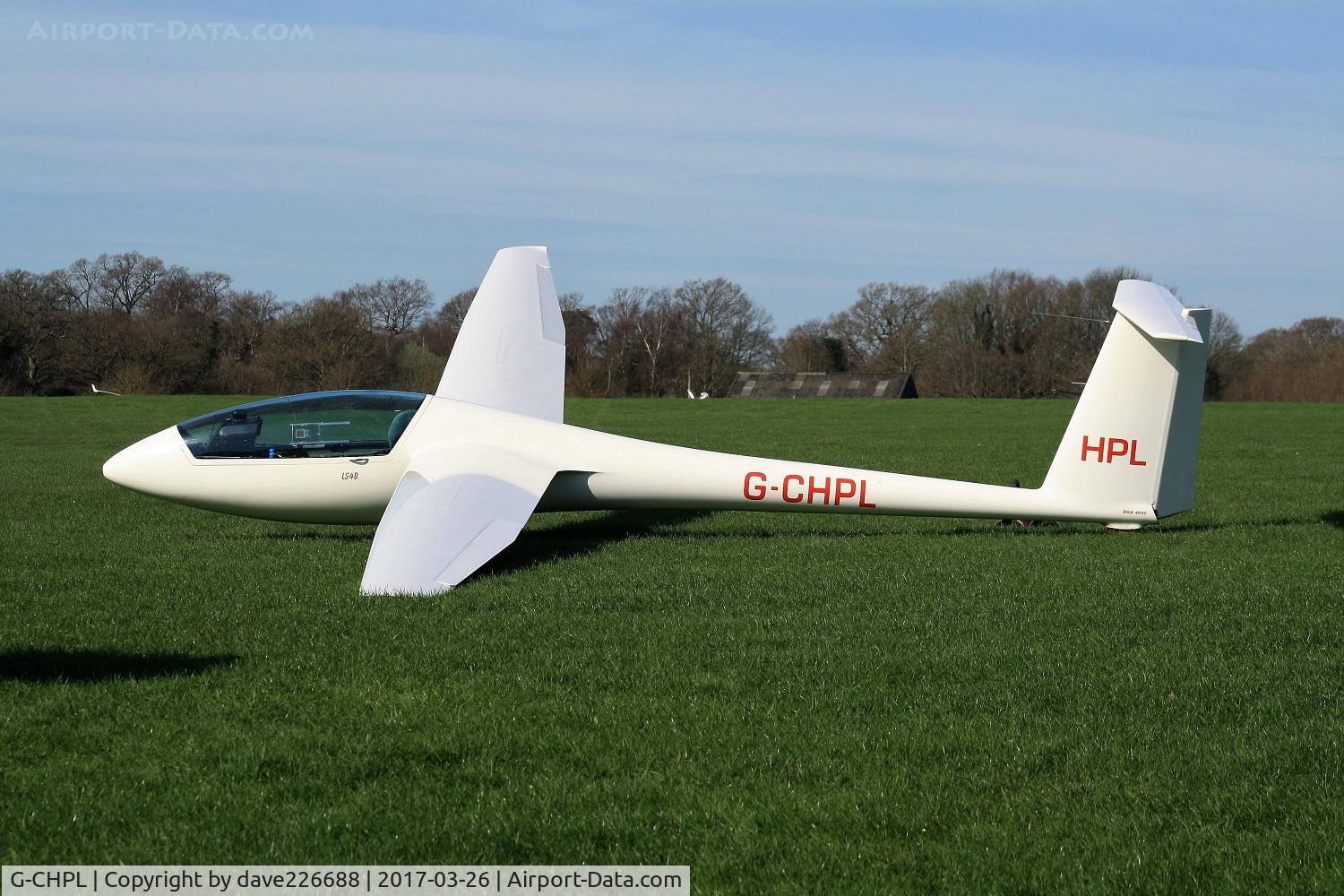 G-CHPL, 1994 Rolladen-Schneider LS-4b C/N 4959, G CHPL at Parham Airfield on a sunny Sunday morning.