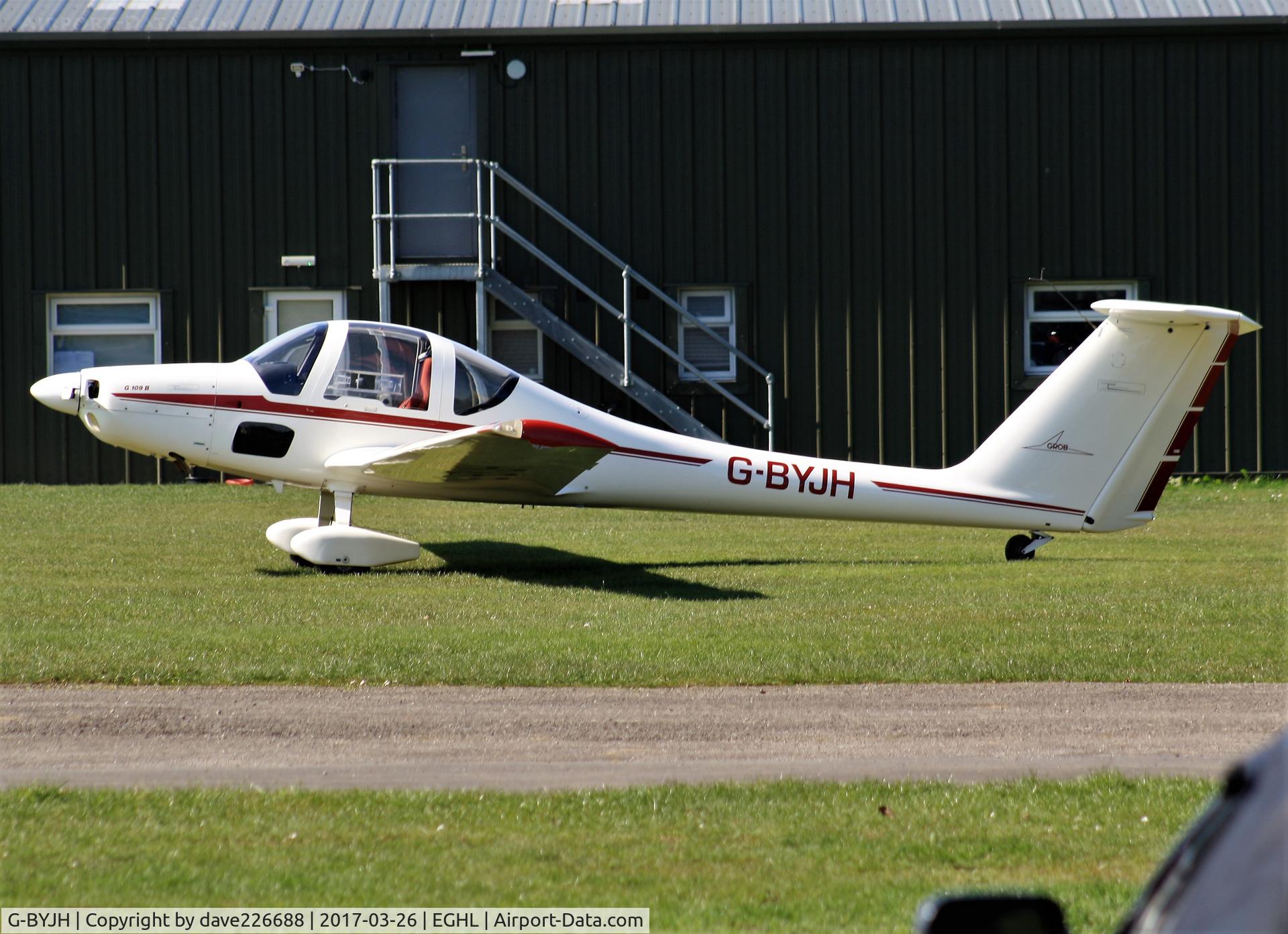 G-BYJH, 1990 Grob G-109B C/N 6512, G BYJH at Lasham