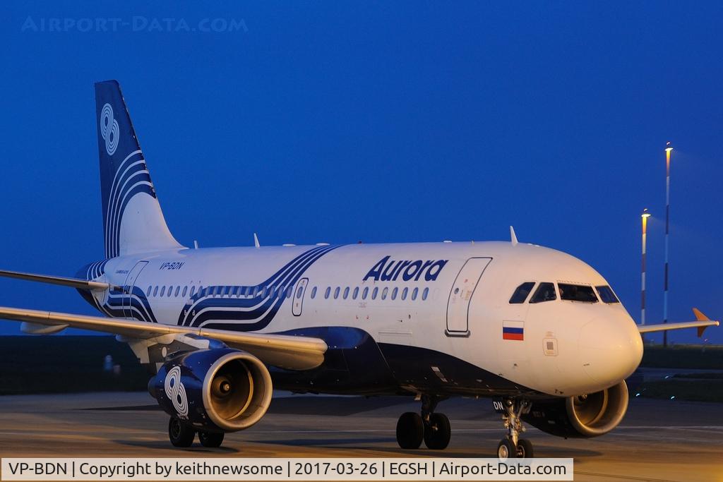 VP-BDN, 2003 Airbus A319-111 C/N 2072, Very Nice Visitor.