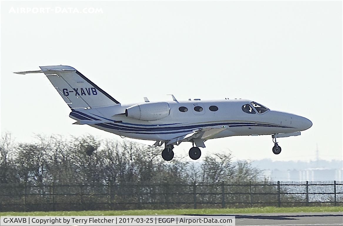 G-XAVB, 2010 Cessna 510 Citation Mustang Citation Mustang C/N 510-0283, At Liverpool John Lennon Airport