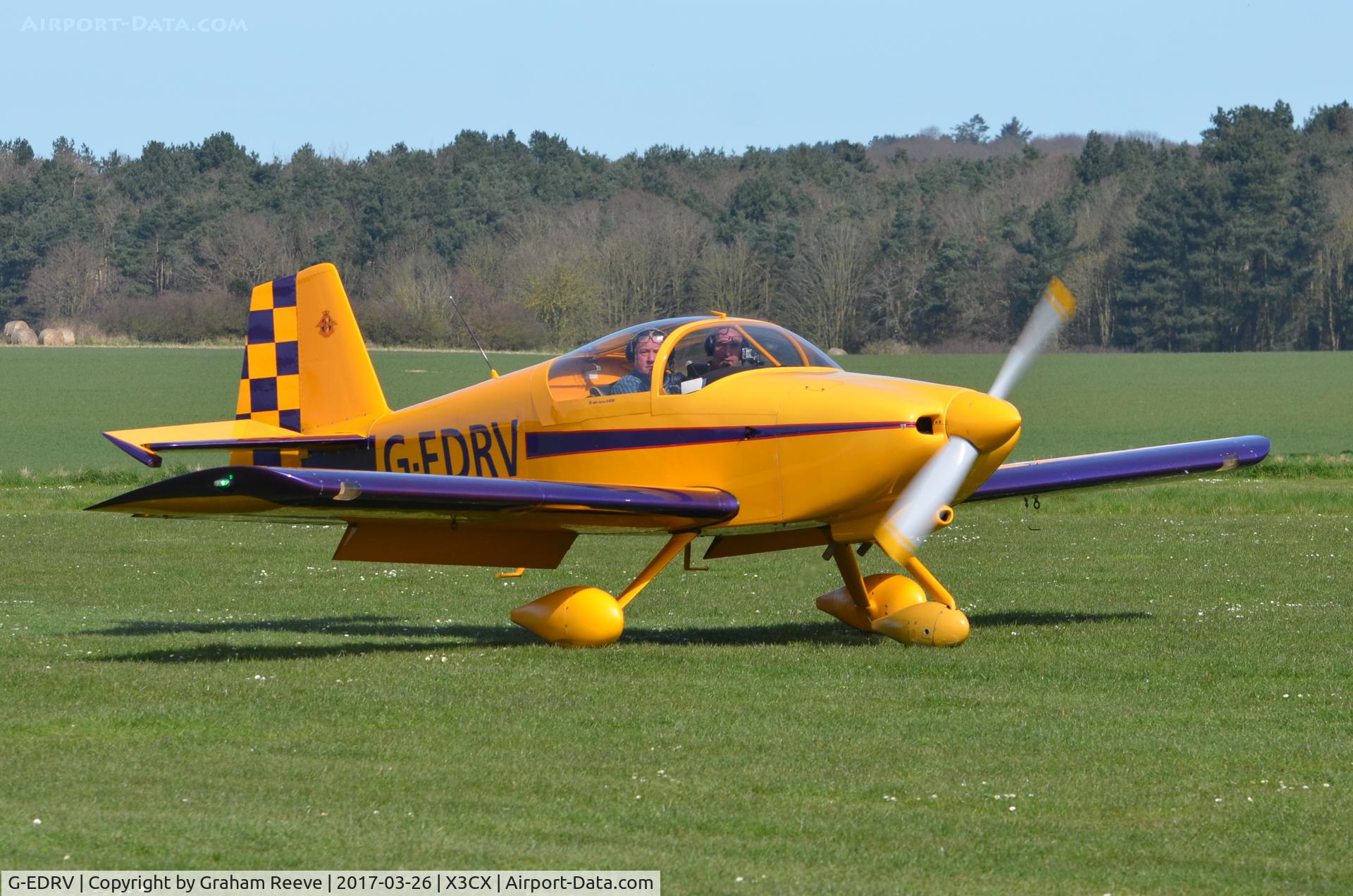 G-EDRV, 2004 Vans RV-6A C/N PFA 181A-13451, Just landed at Northrepps.