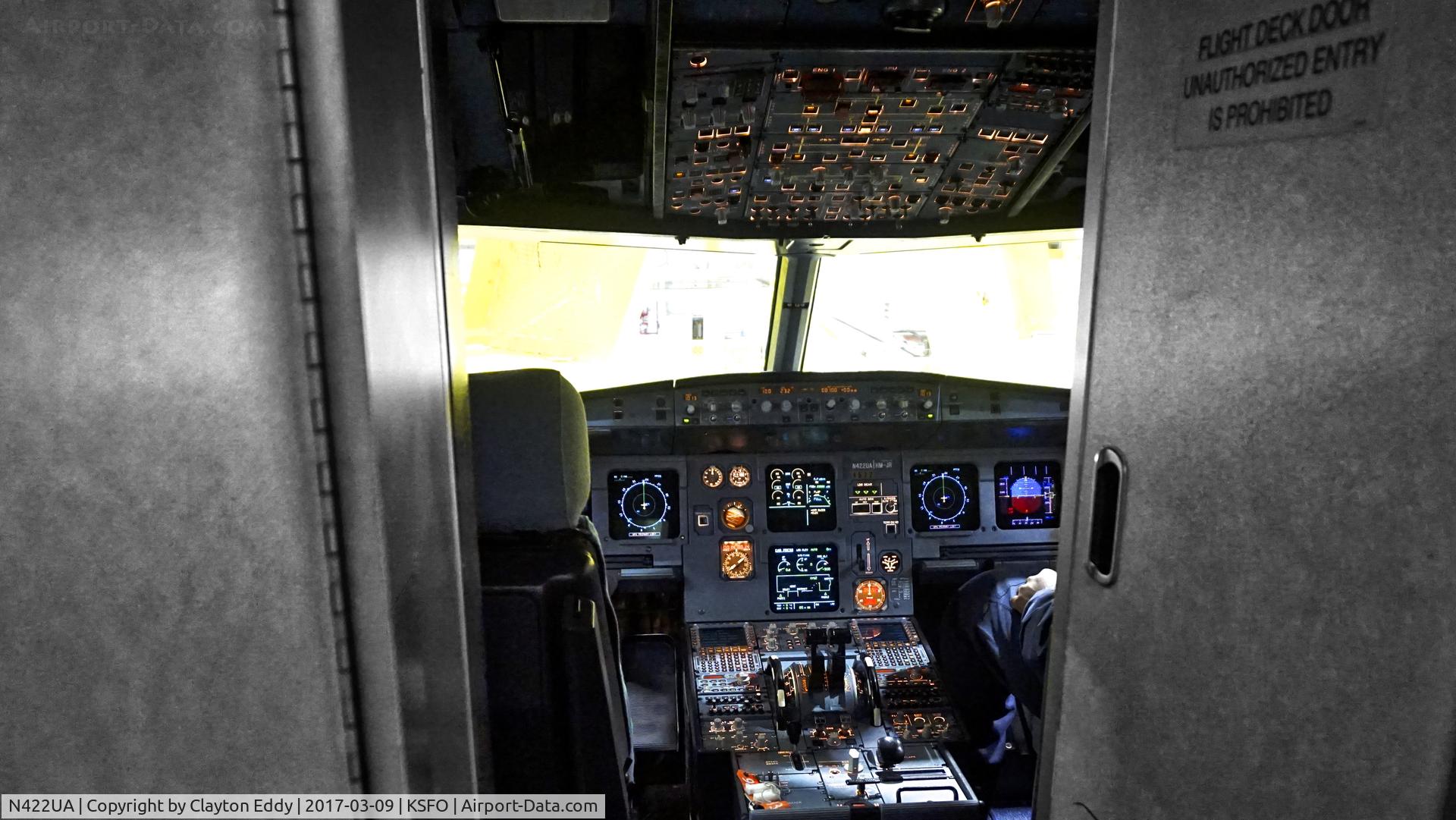 N422UA, 1995 Airbus A320-232 C/N 503, SFO 2017