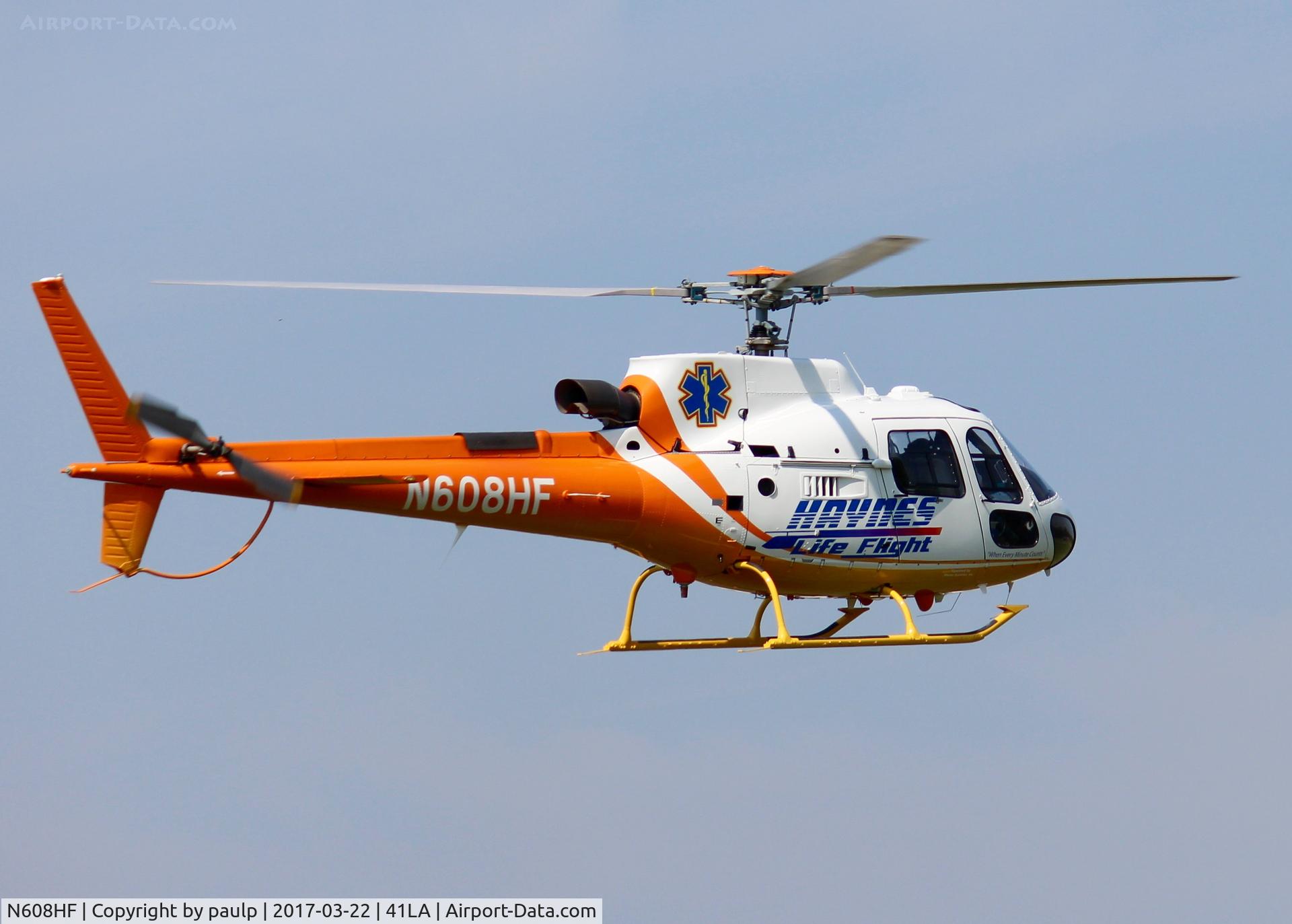 N608HF, 1999 Eurocopter AS-350B-3 Ecureuil Ecureuil C/N 3188, At Metro Aviation.