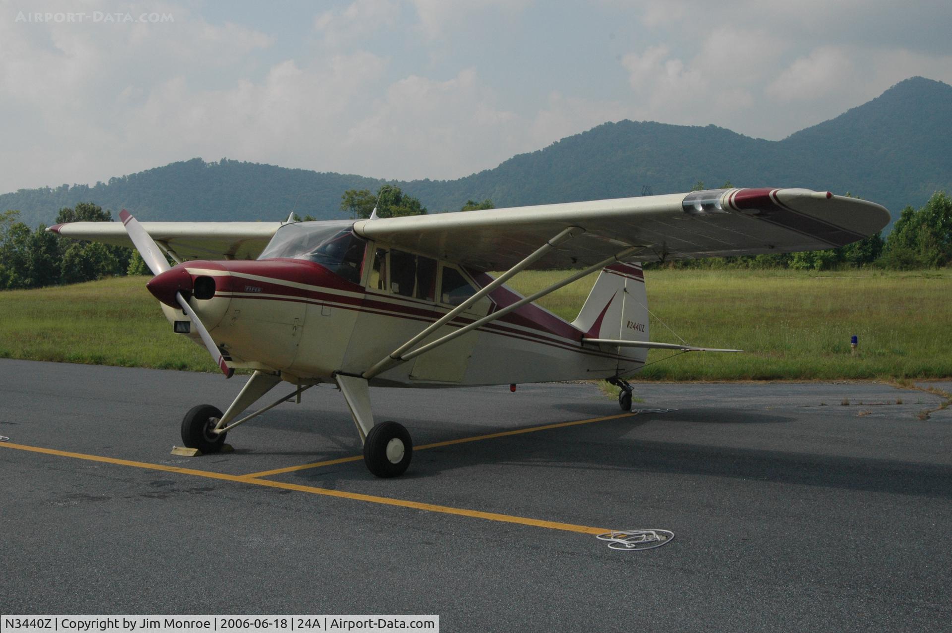 N3440Z, 1960 Piper PA-22-150 C/N 22-7356, Jackson County, NC